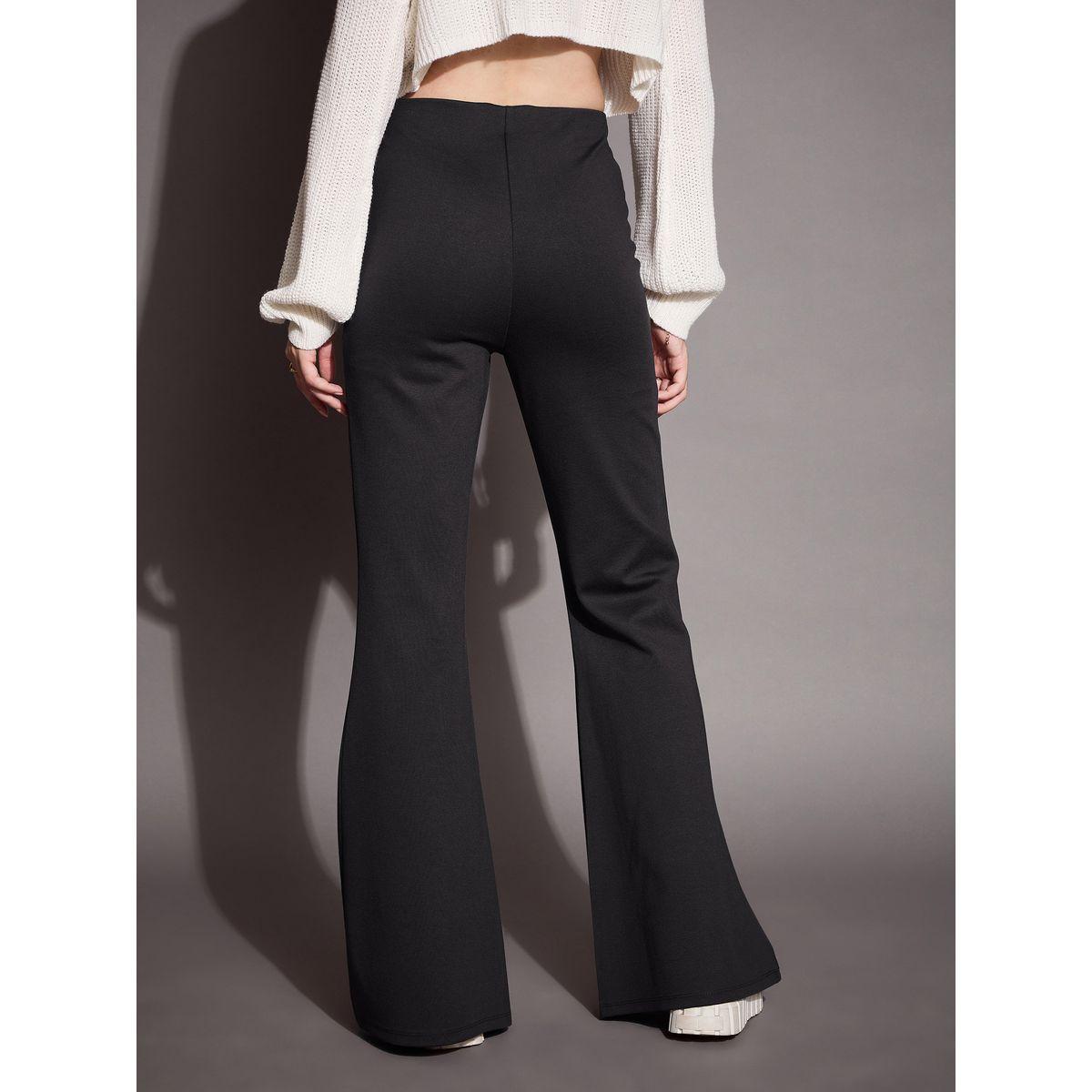 Sassafras X Styli  High Rise Bootcut Flared Trousers-women-clothing-bottoms-trousers-image-5