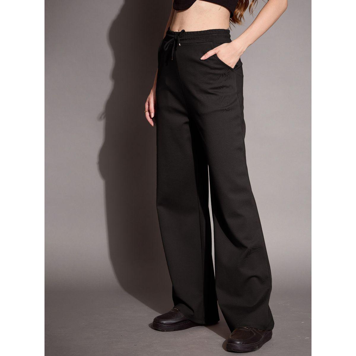 بنطال بقصة مريحة وخصر عالي ساسافراس × ستايلي-women-clothing-bottoms-trousers-image-3