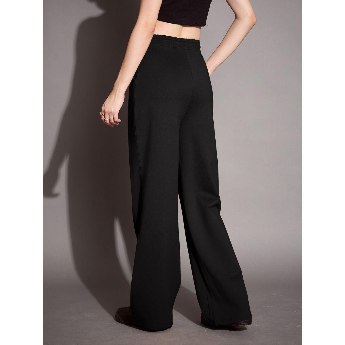 بنطال بقصة مريحة وخصر عالي ساسافراس × ستايلي-women-clothing-bottoms-trousers-image-5