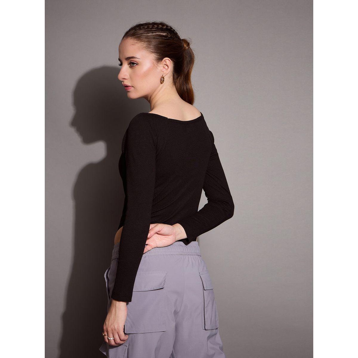 بودي سوت مضلع بياقة على شكل قلب ساسافراس × ستايلي-women-clothing-shirtsandblouses-blouses-image-6