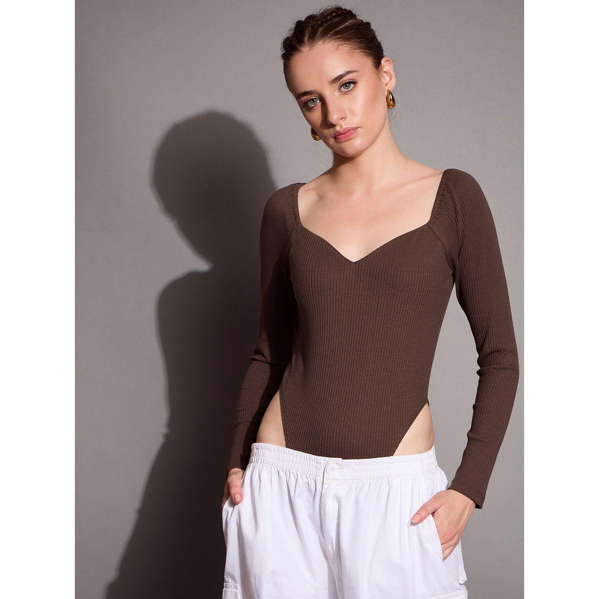 Sassafras X Styli  Ribbed Sweetheart Neck Bodysuit-women-clothing-shirtsandblouses-blouses-image-1