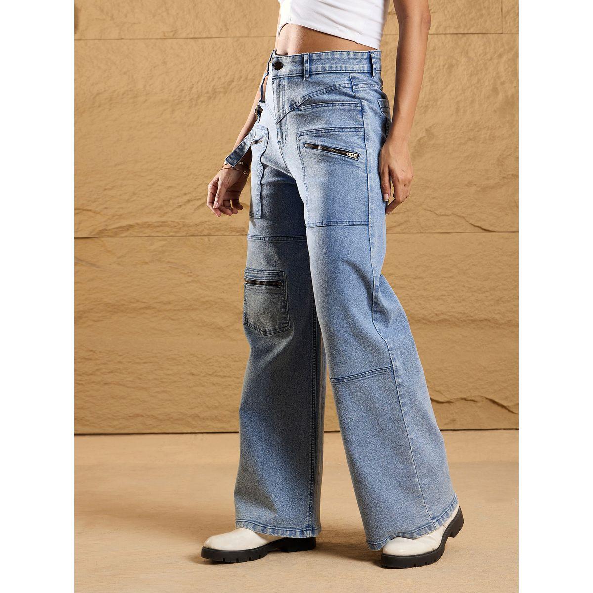 Sassafras X Styli  High Rise Front Zipper Pocket Straight Fit Jeans-women-clothing-bottoms-jeans-image-3
