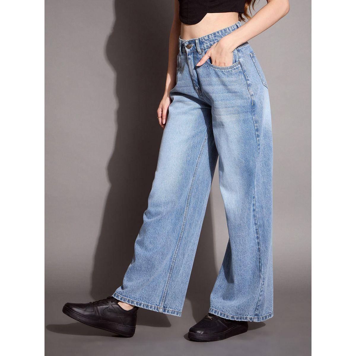 Sassafras X Styli  High Rise Wide Leg Jeans-women-clothing-bottoms-jeans-image-3