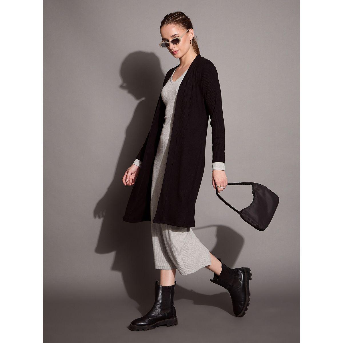 Sassafras X Styli  Open Front Ribbed Shrug-women-clothing-shirtsandblouses-shirts-image-1