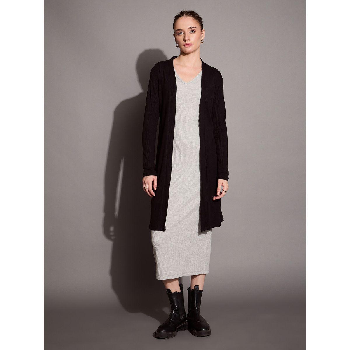 Sassafras X Styli  Open Front Ribbed Shrug-women-clothing-shirtsandblouses-shirts-image-2