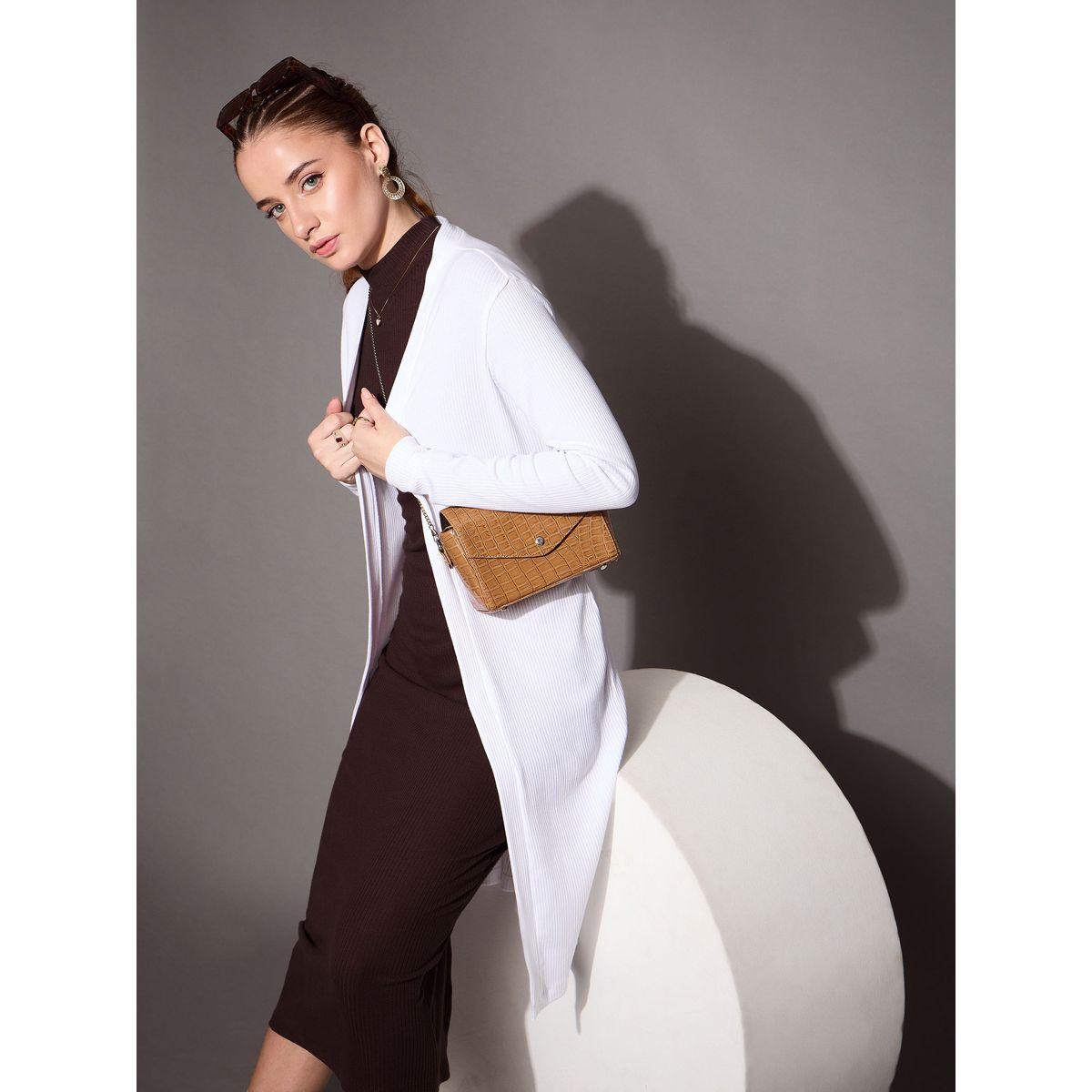 جاكيت بتفاصيل مضلعة وبلا أزرار ساسافراس × ستايلي-women-clothing-shirtsandblouses-shirts-image-1