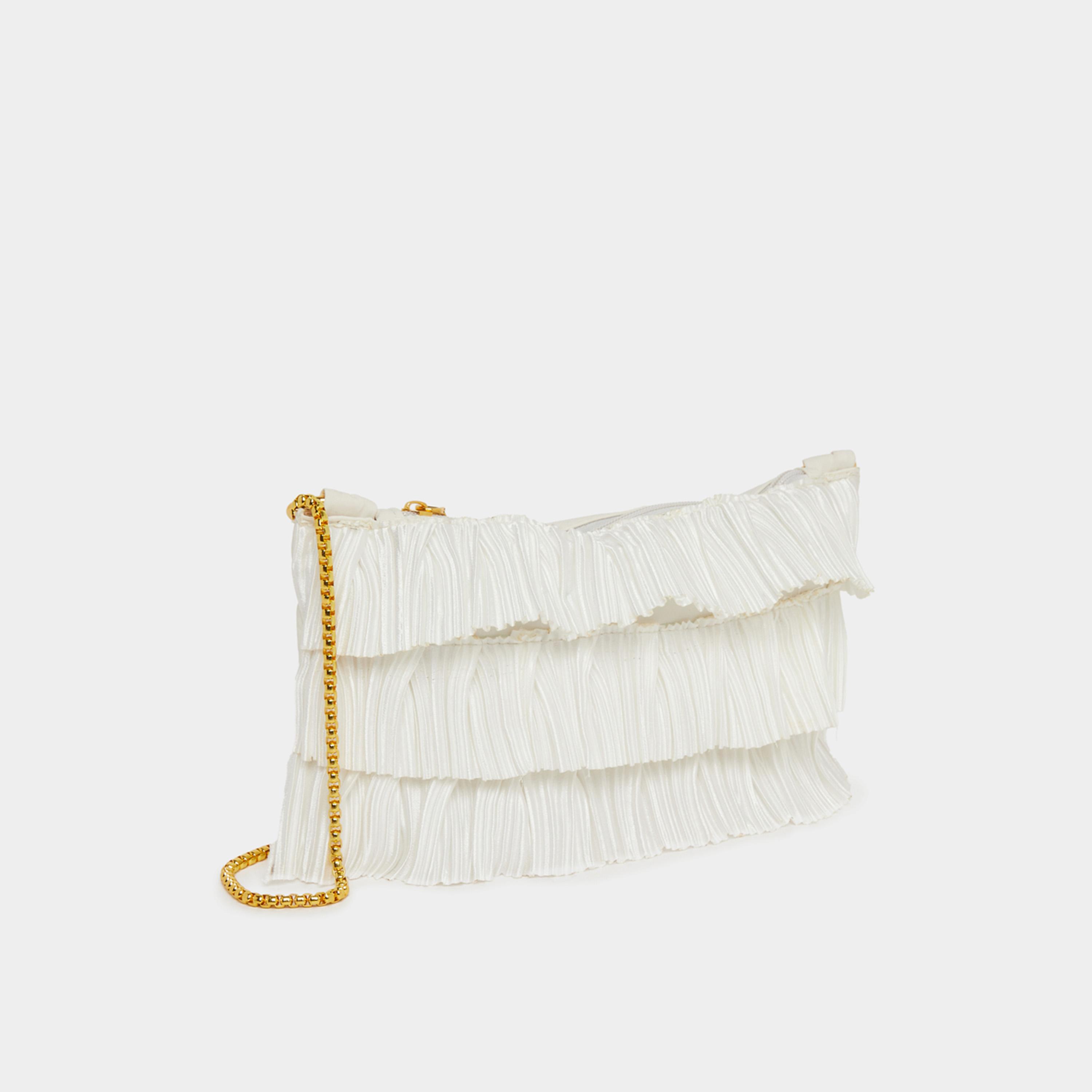 Styli Textured Layer Detail Chain Clutch Bag-women-bagsandwallets-handbags-image-1