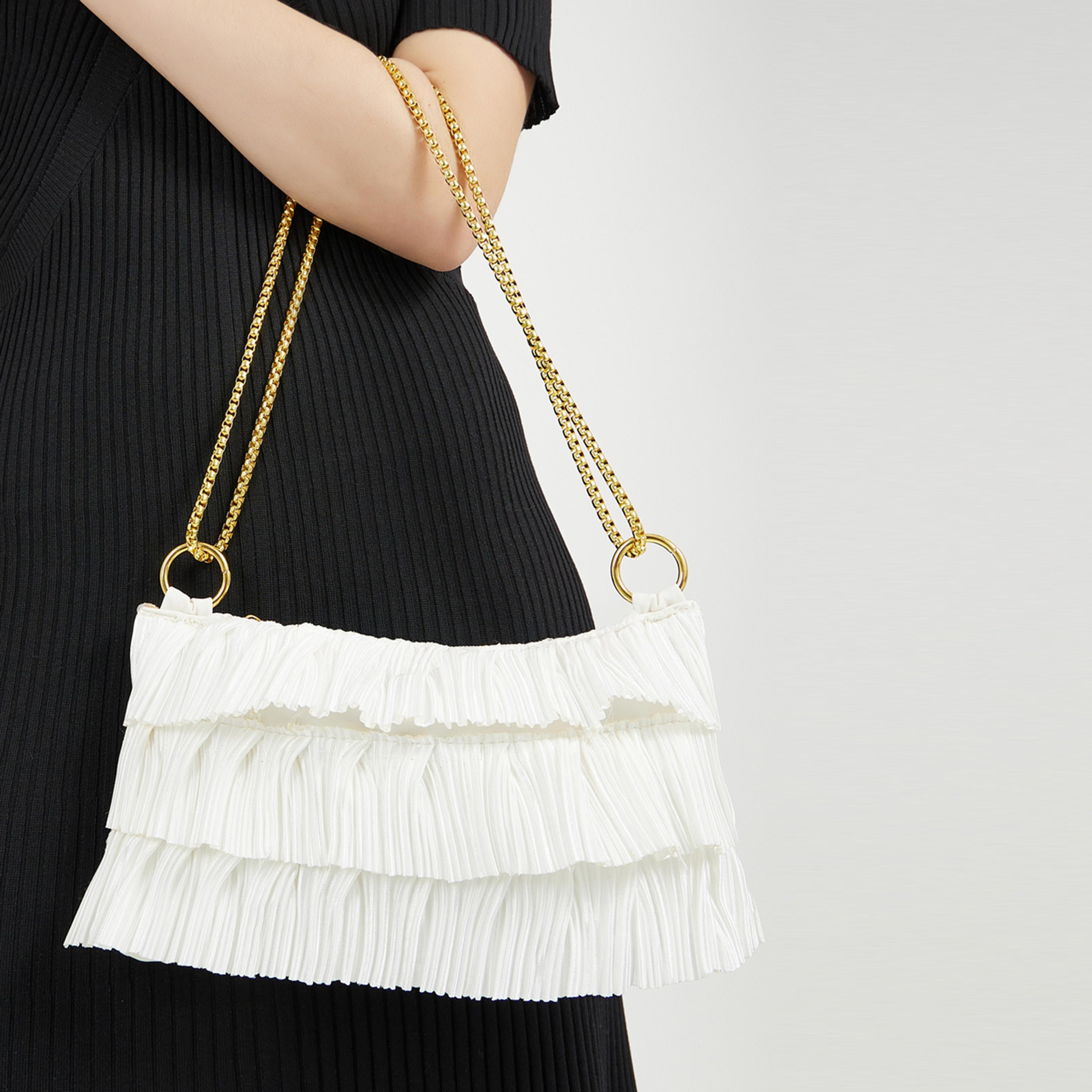 Styli Textured Layer Detail Chain Clutch Bag-women-bagsandwallets-handbags-image-3