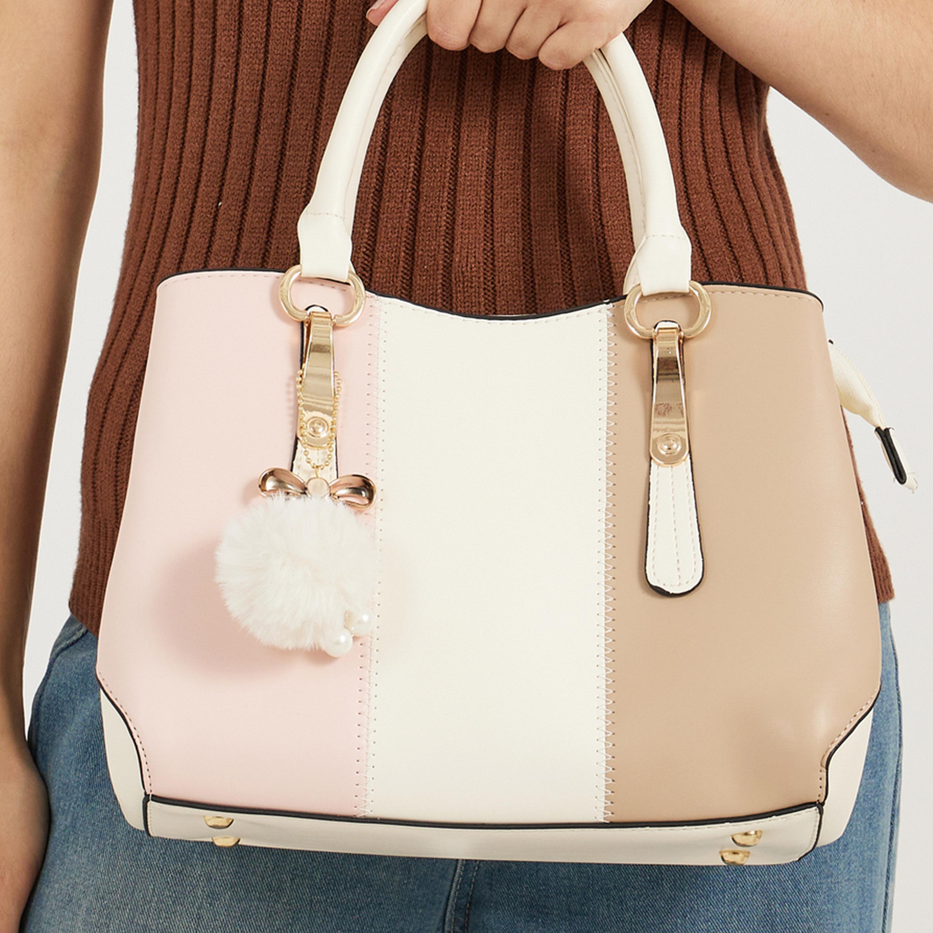 ستايلي - حقيبة يد بمقبض علوي وألوان متباينة-women-bagsandwallets-handbags-image-3