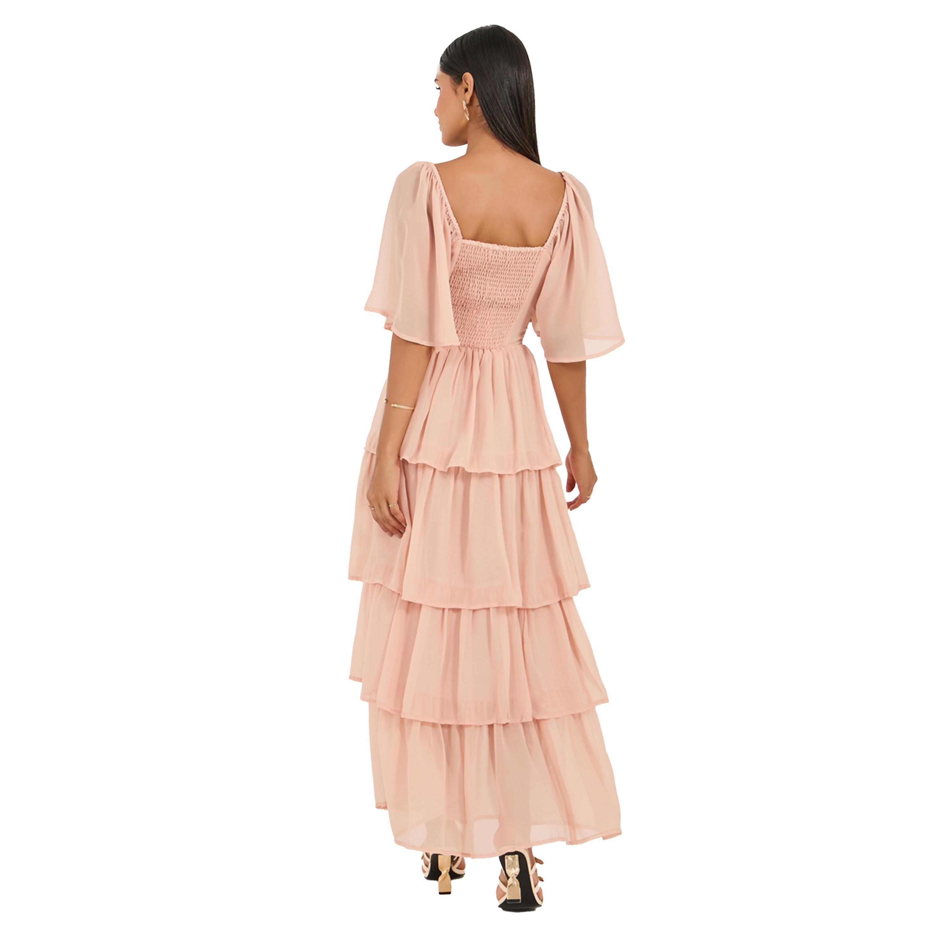 Styli Angel Sleeve Tiered Maxi Dress-women-clothing-dresses-image-5