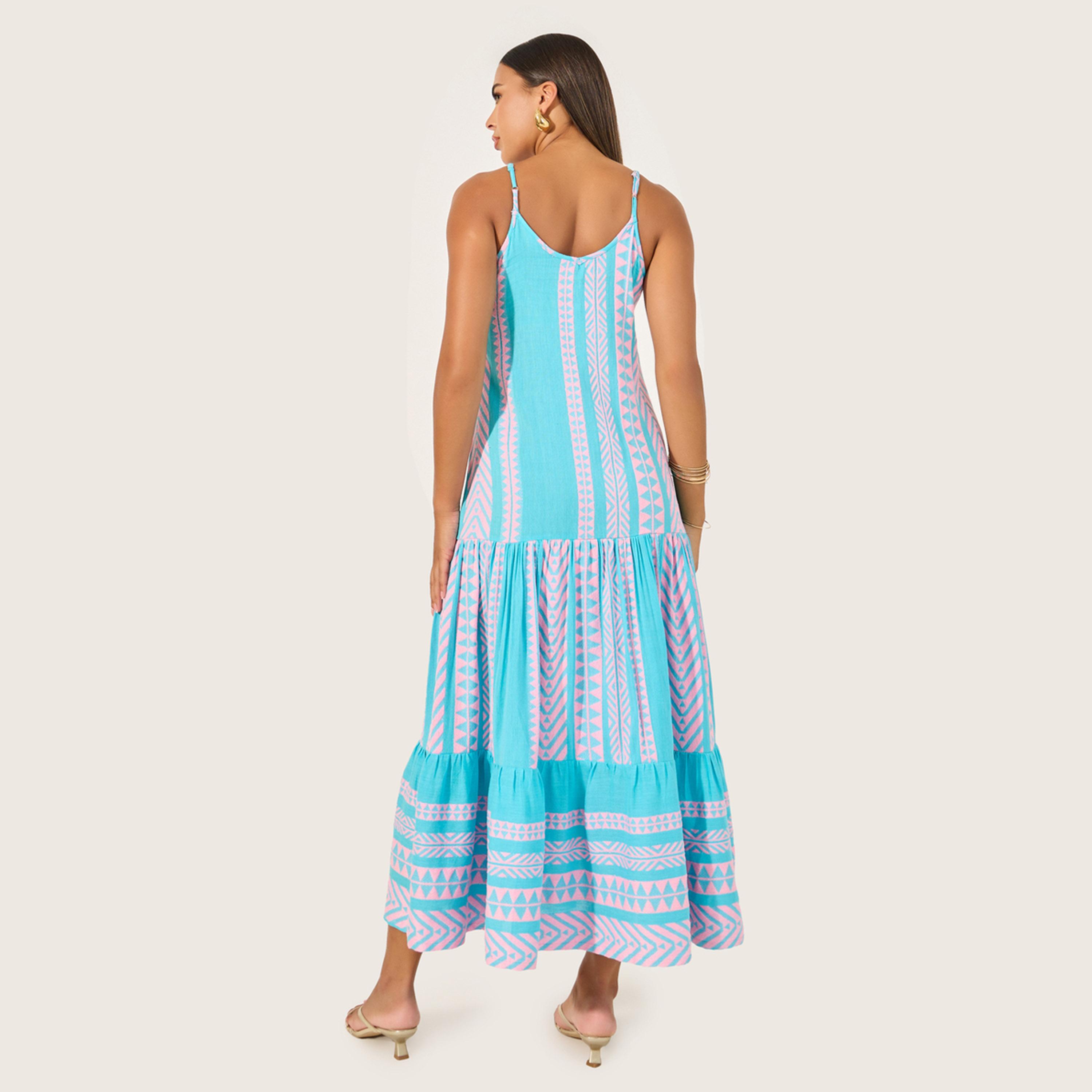 Styli Striped Strappy Tiered Maxi Dress-women-clothing-dresses-image-5