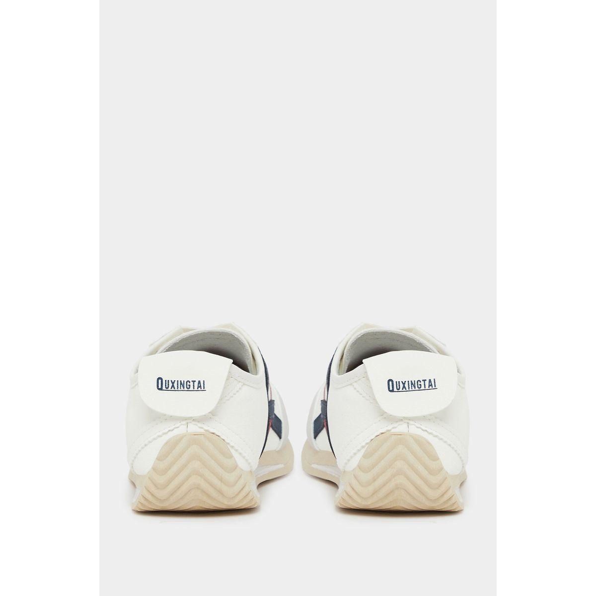 Striped Panel Lace Up Sneakers-women-shoes-sneakers-image-5