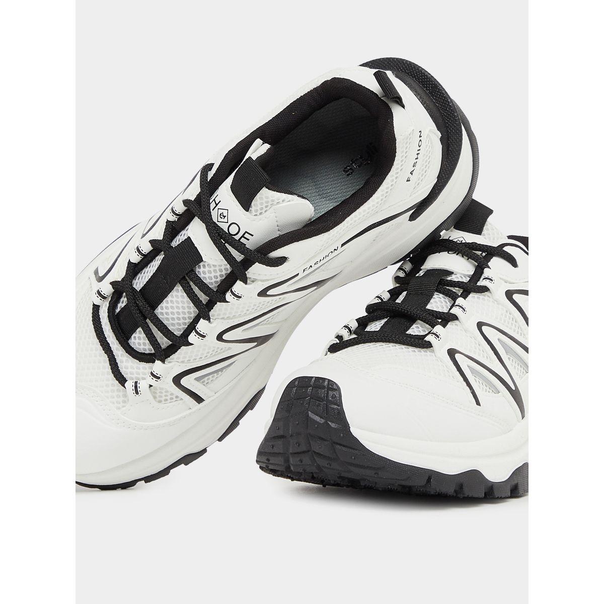 Textured Chunky Sole Sneakers-women-shoes-sneakers-image-4