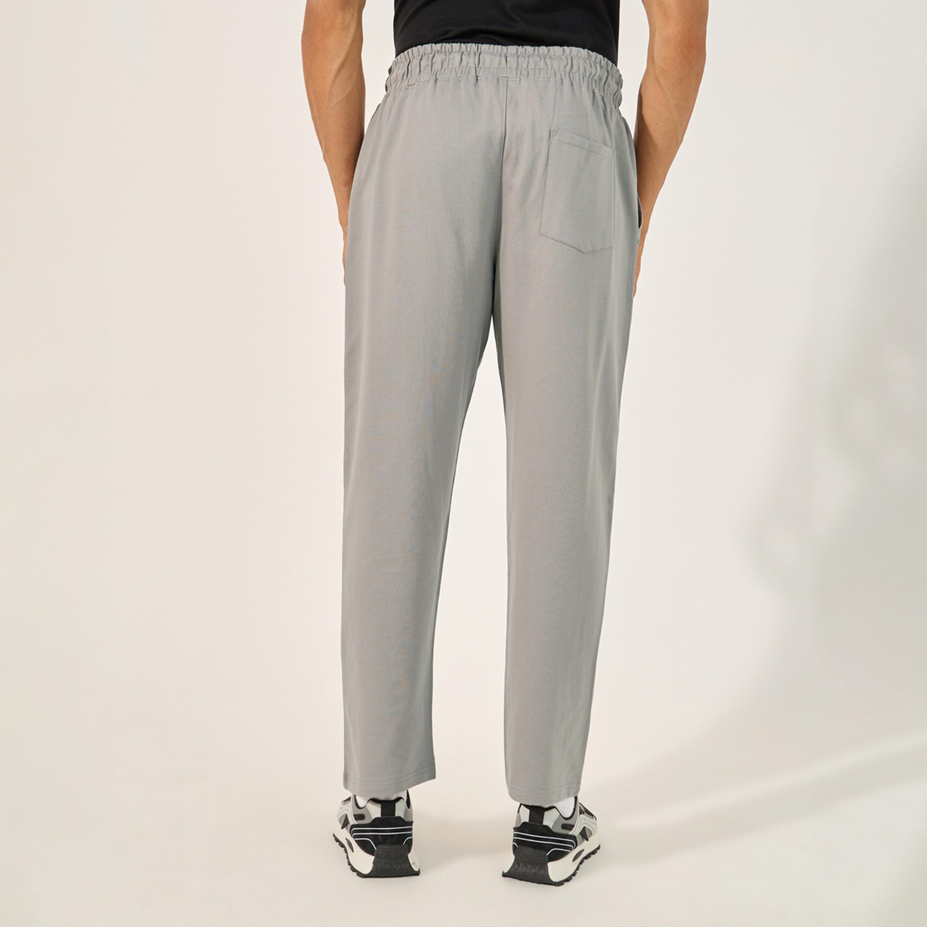 Styli Relaxed Fit Reverse Pocket Open Hem Terry Joggers-men-clothing-bottoms-joggers-image-4