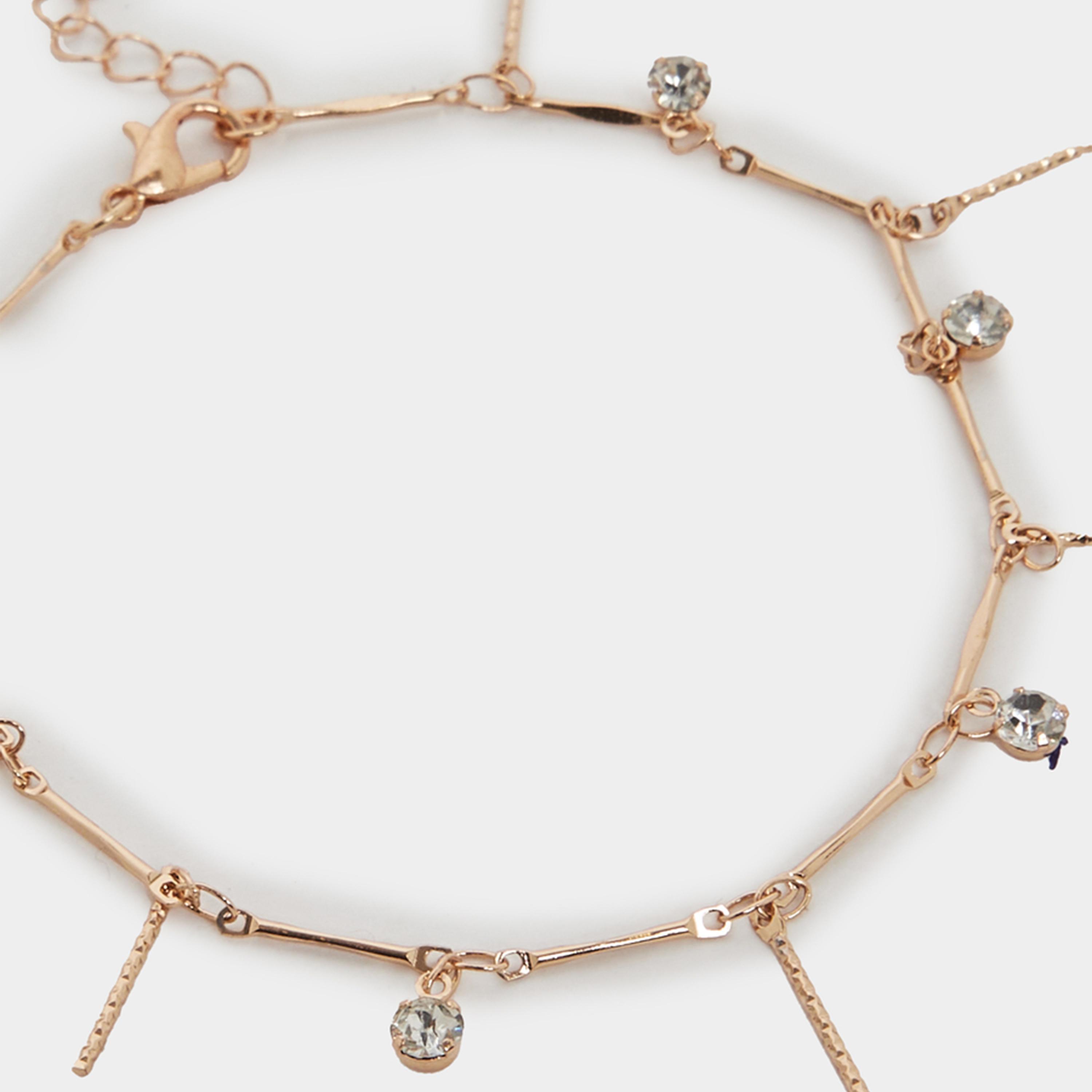 Styli Set of 3 - Drop Embellished Anklet-women-watchesandjewellery-jewellery-anklets-image-3