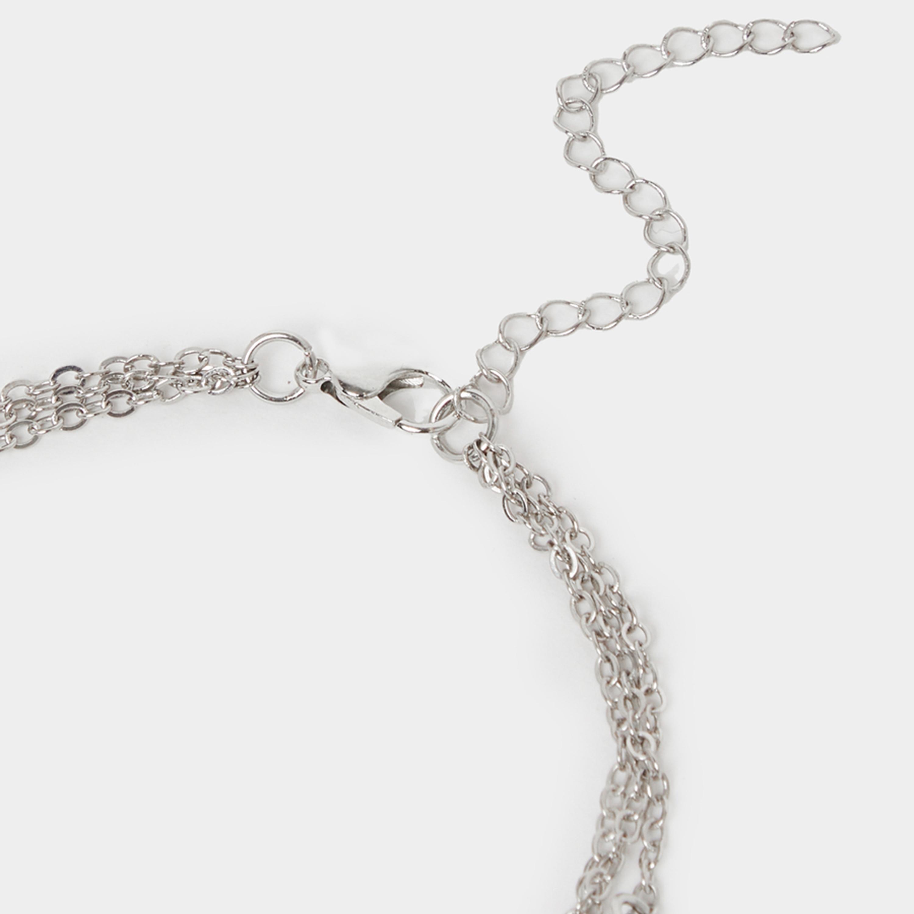 Styli Moon & Star Drop Layered Anklet-women-watchesandjewellery-jewellery-anklets-image-3
