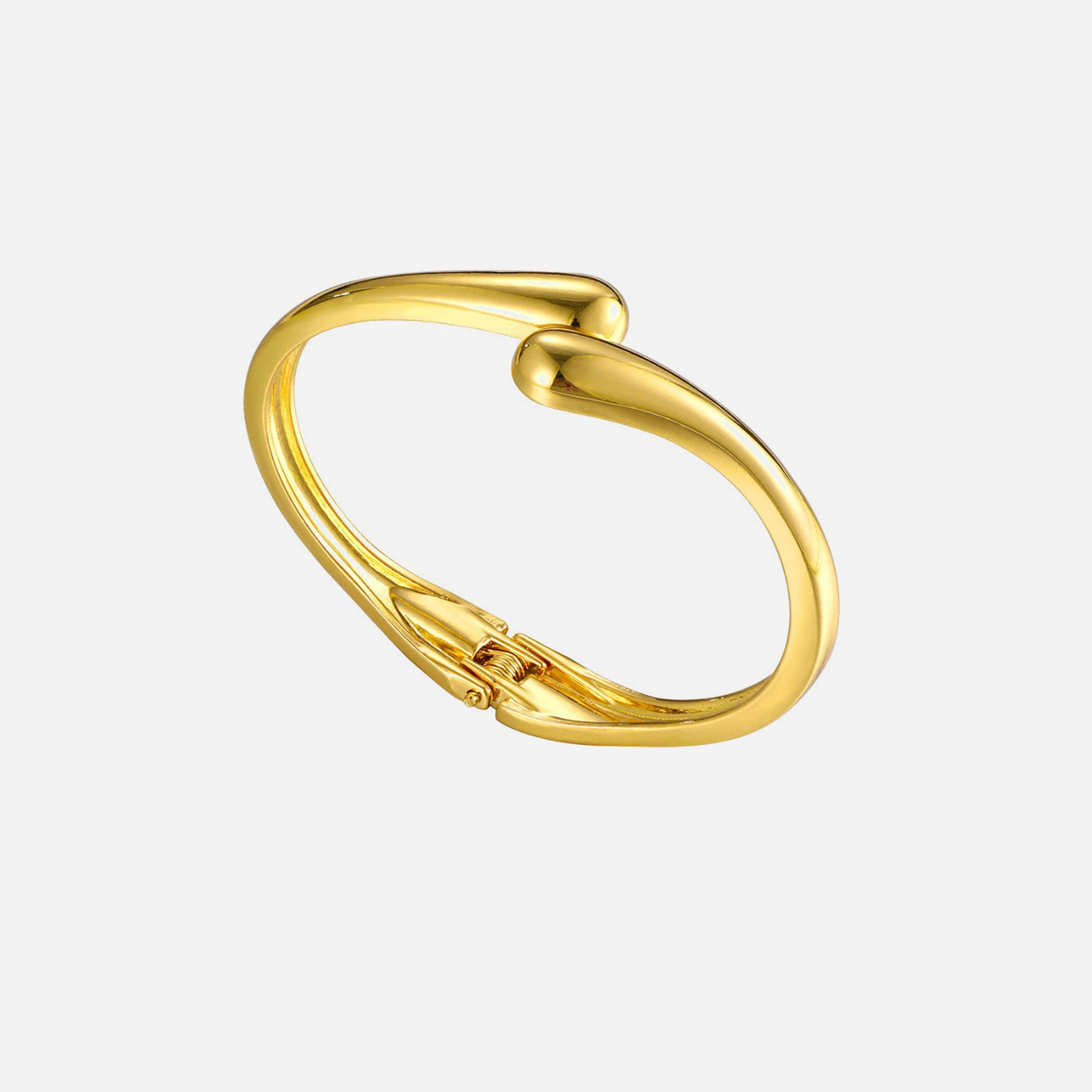 Styli Metallic Twisted Cuff Bangle-women-watchesandjewellery-jewellery-banglesandbracelets-image-6