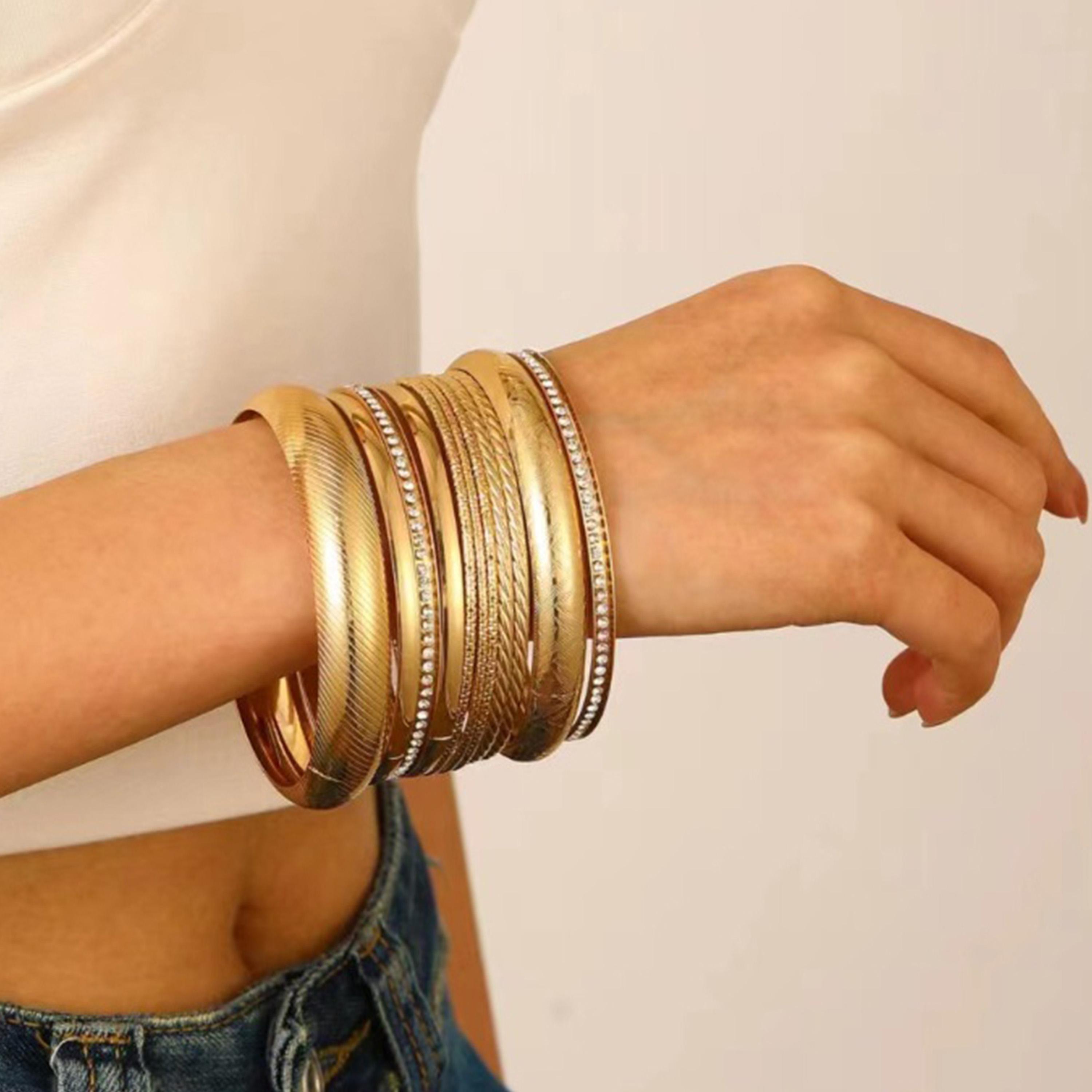 ستايلي - مجموعة من 11 قطعة - أساور مزخرفة-women-watchesandjewellery-jewellery-banglesandbracelets-image-6