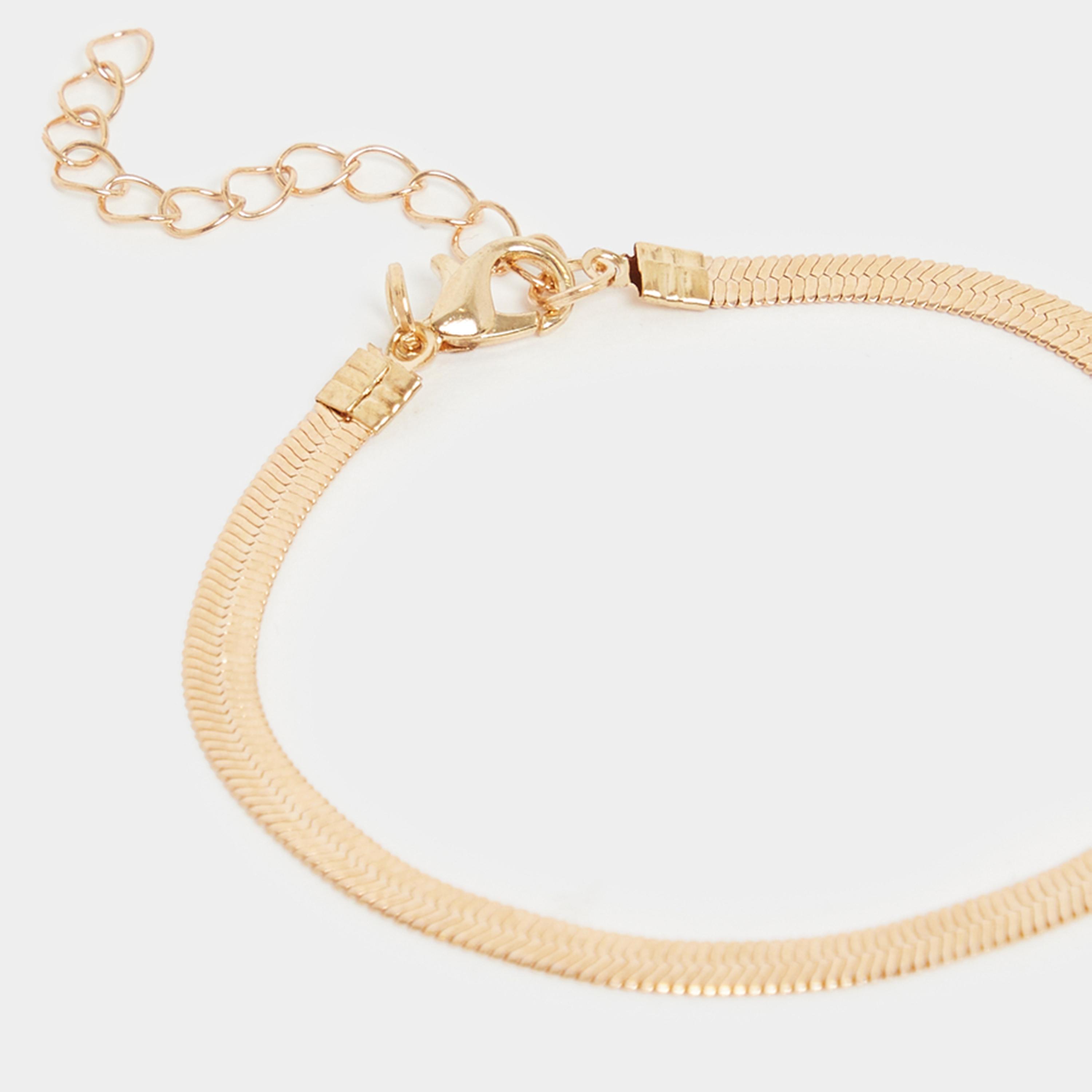 ستايلي - مجموعة من 6 قطع - أساور بسلسلة مترابطة متنوعة-women-watchesandjewellery-jewellery-banglesandbracelets-image-6