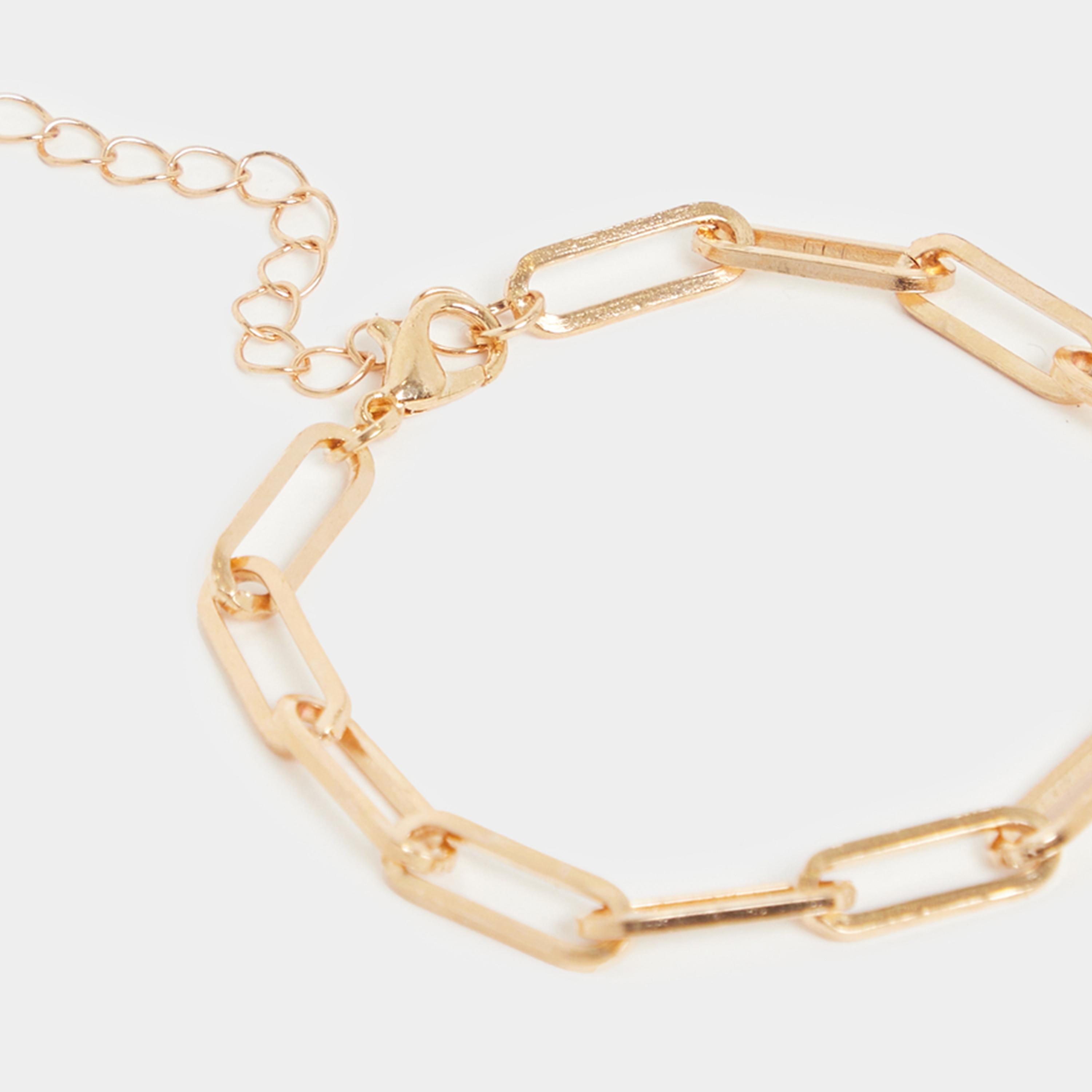 ستايلي - مجموعة من 6 قطع - أساور بسلسلة مترابطة متنوعة-women-watchesandjewellery-jewellery-banglesandbracelets-image-7