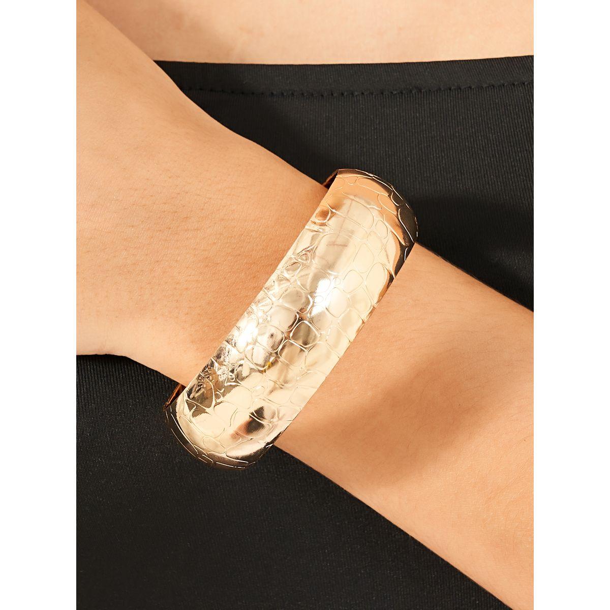 Metallic Chunky Bangle-women-watchesandjewellery-jewellery-banglesandbracelets-image-1