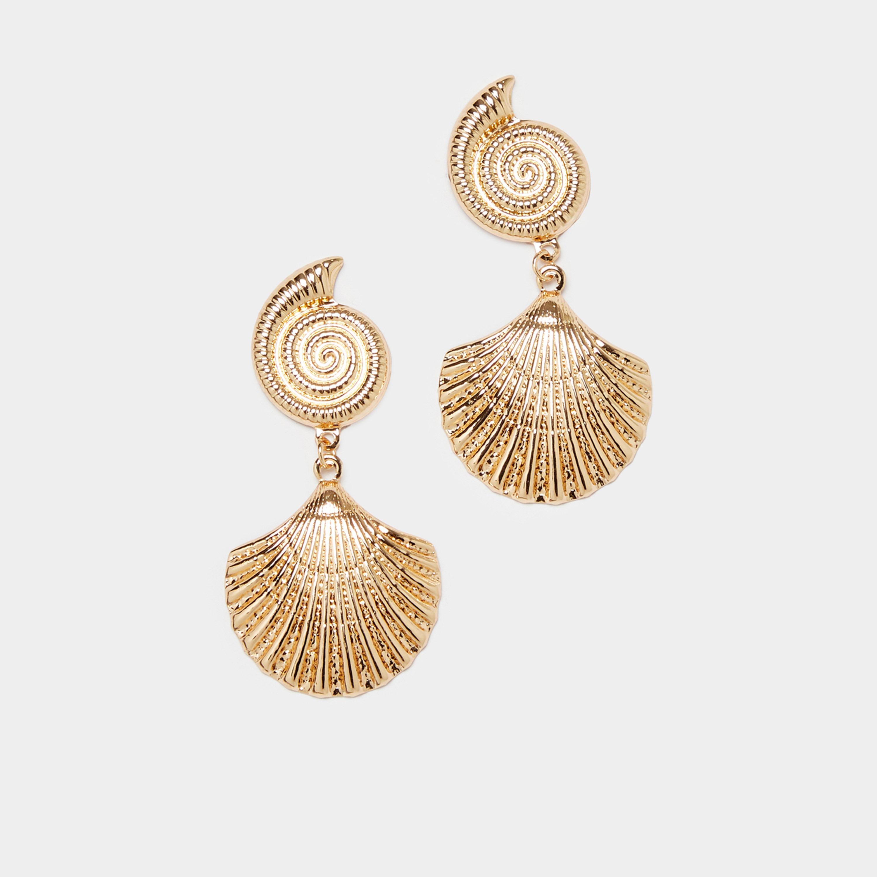 Styli Shell Look Earrings-women-watchesandjewellery-jewellery-earrings-image-1
