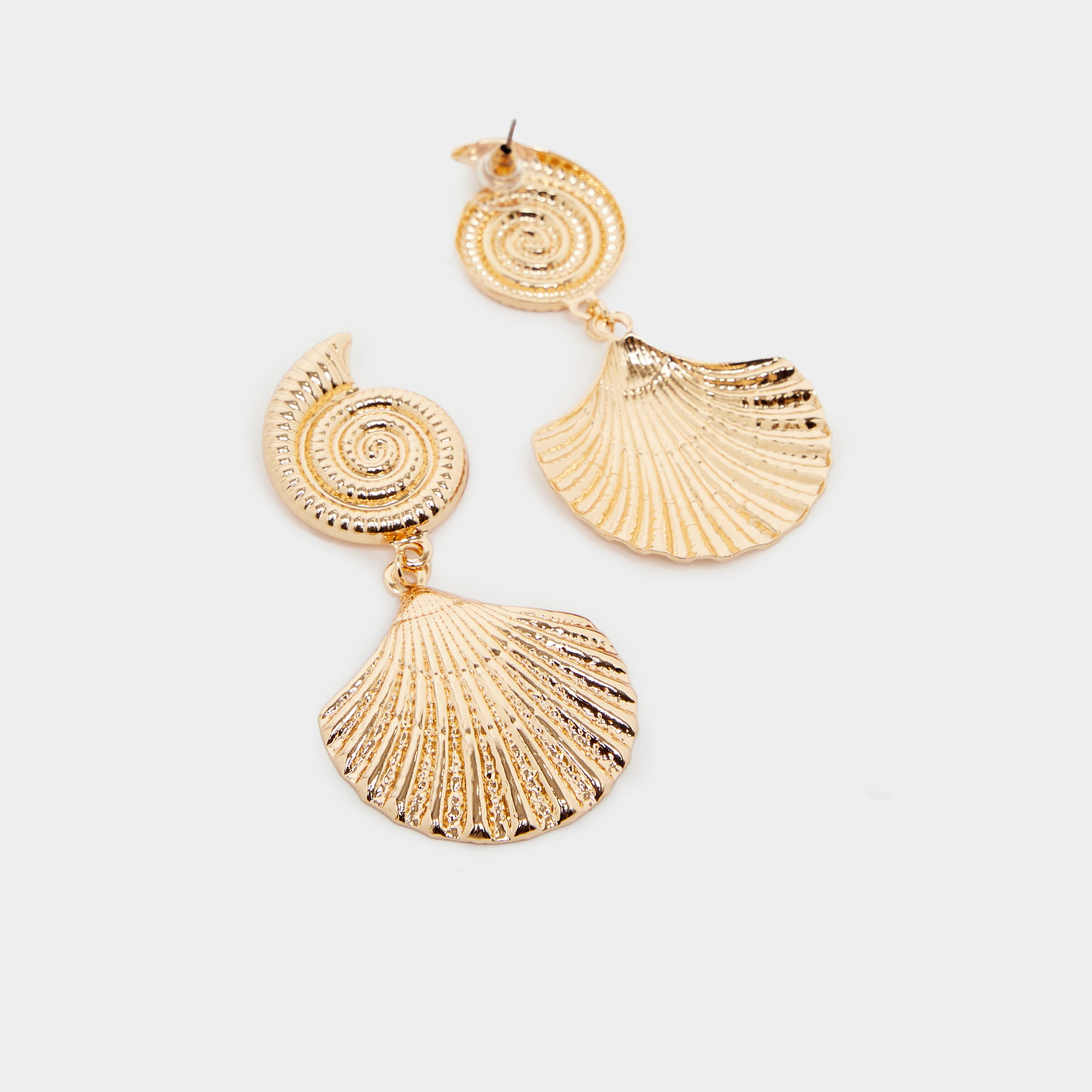 Styli Shell Look Earrings-women-watchesandjewellery-jewellery-earrings-image-3