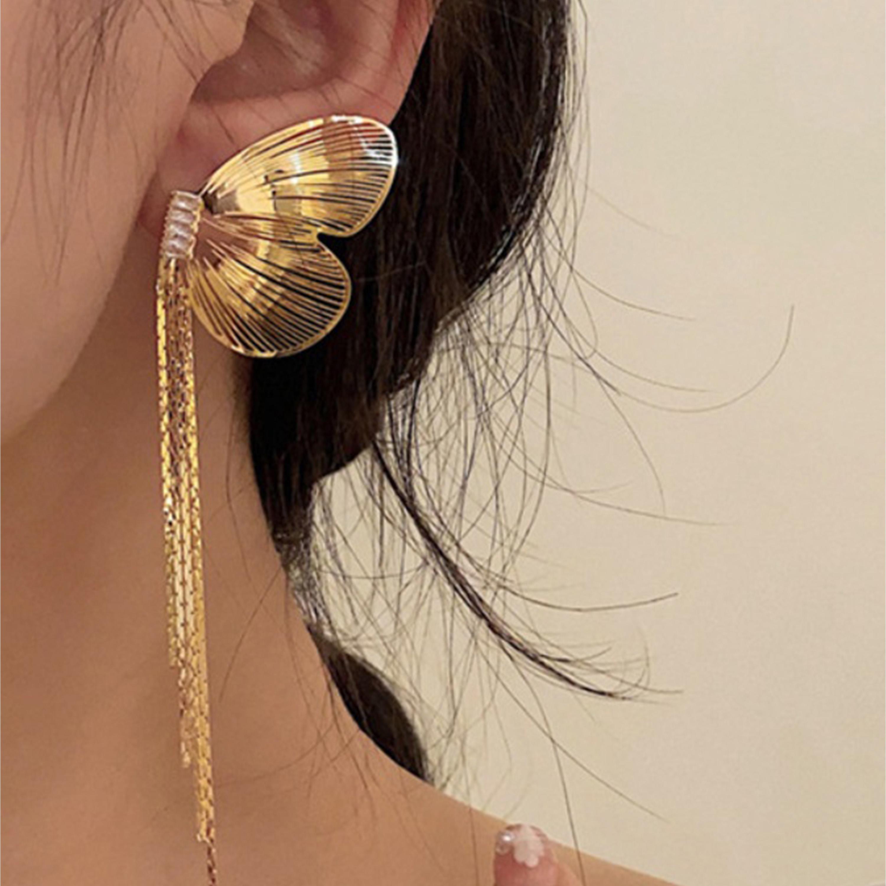 ستايلي - أقراط على شكل فراشة-women-watchesandjewellery-jewellery-earrings-image-4