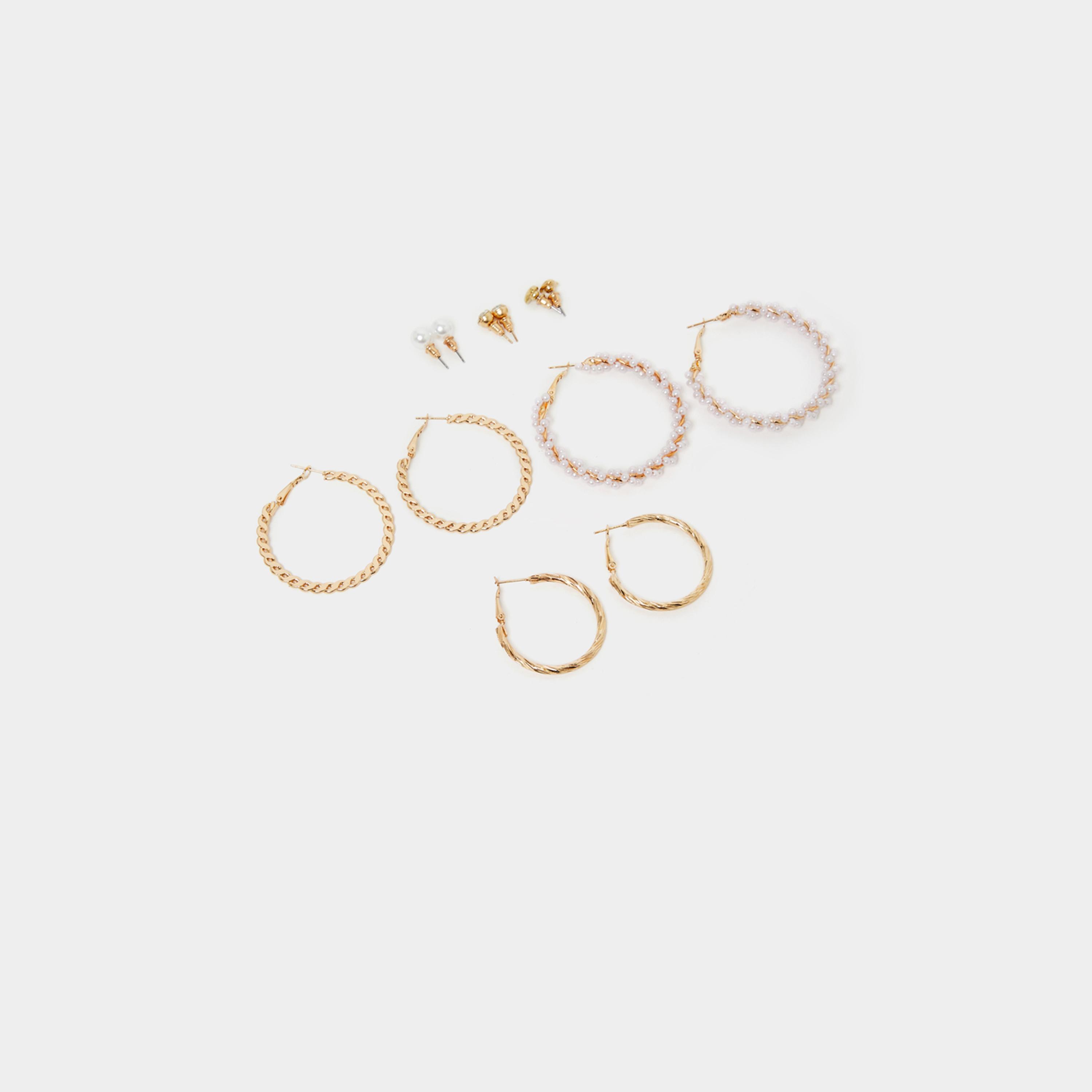 Styli Set of 6 - Embellished Earrings-women-watchesandjewellery-jewellery-earrings-image-3