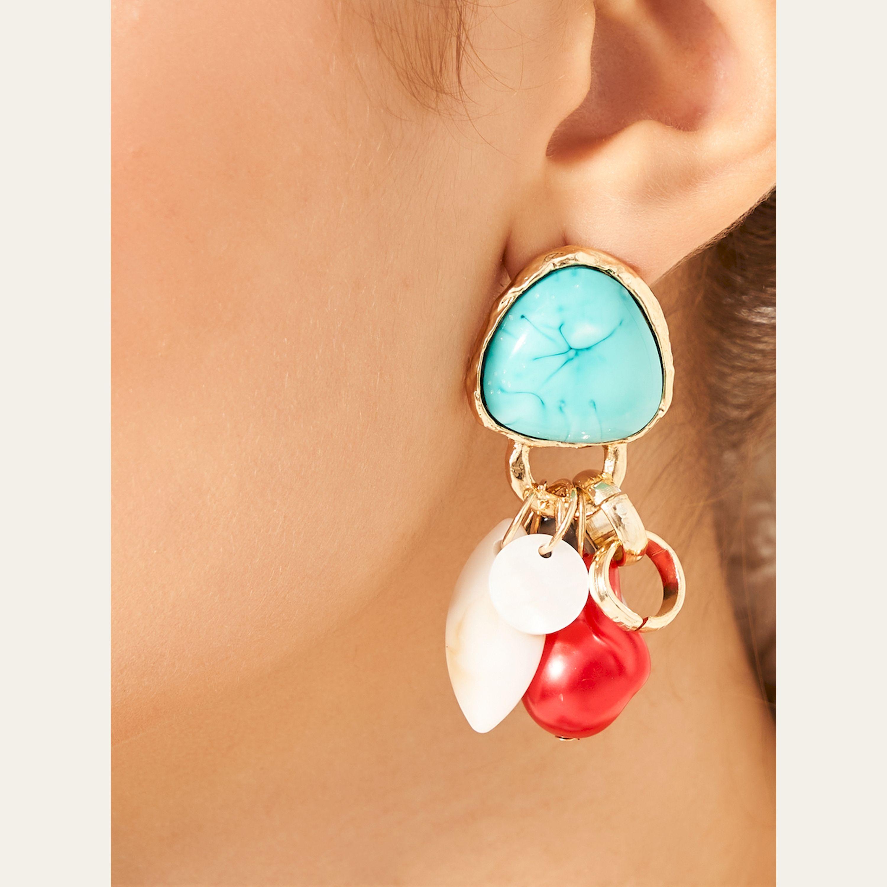 ستايلي - أقراط متدلية مزينة بالحجر-women-watchesandjewellery-jewellery-earrings-image-2