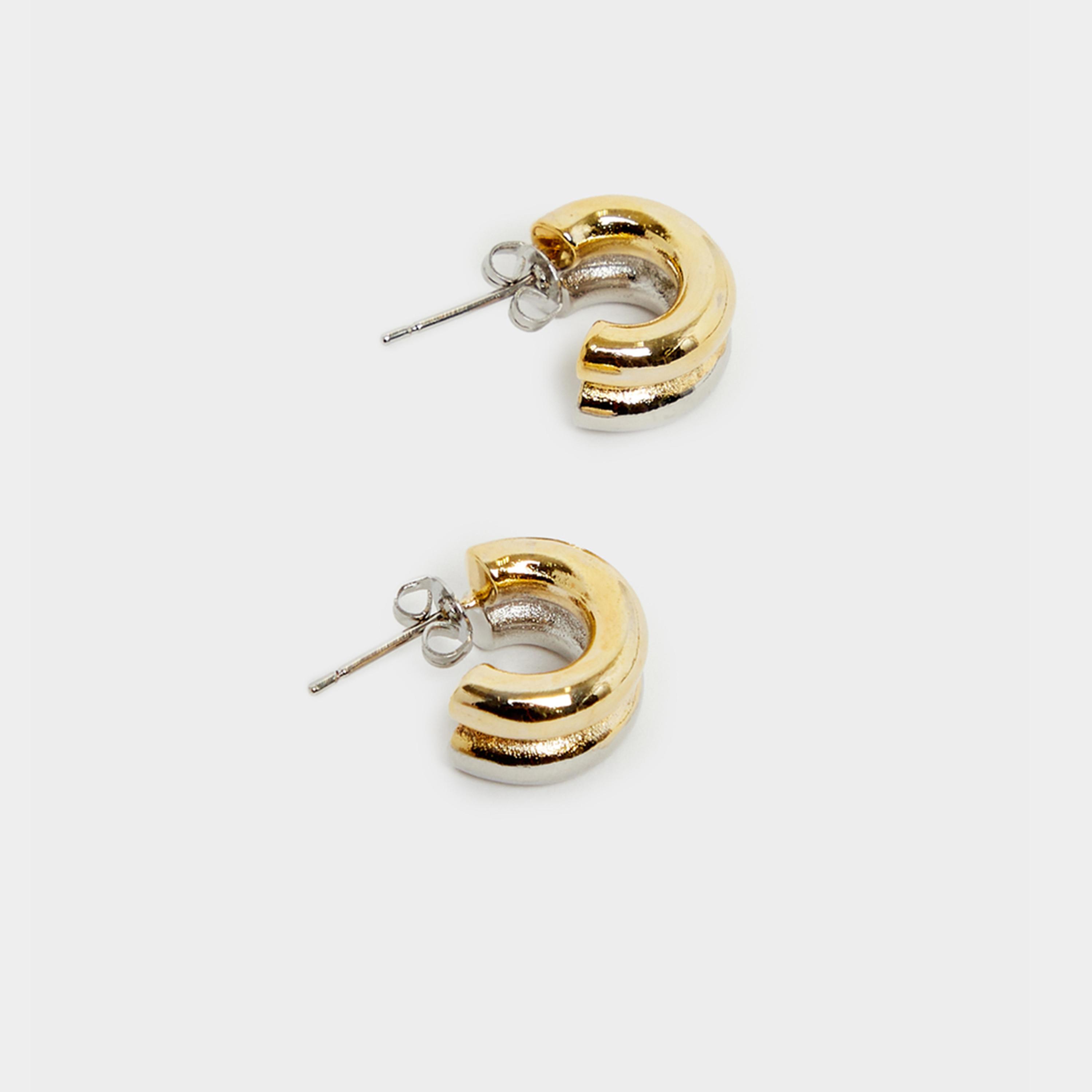 Styli Multicolored Hoops Earrings-women-watchesandjewellery-jewellery-earrings-image-3