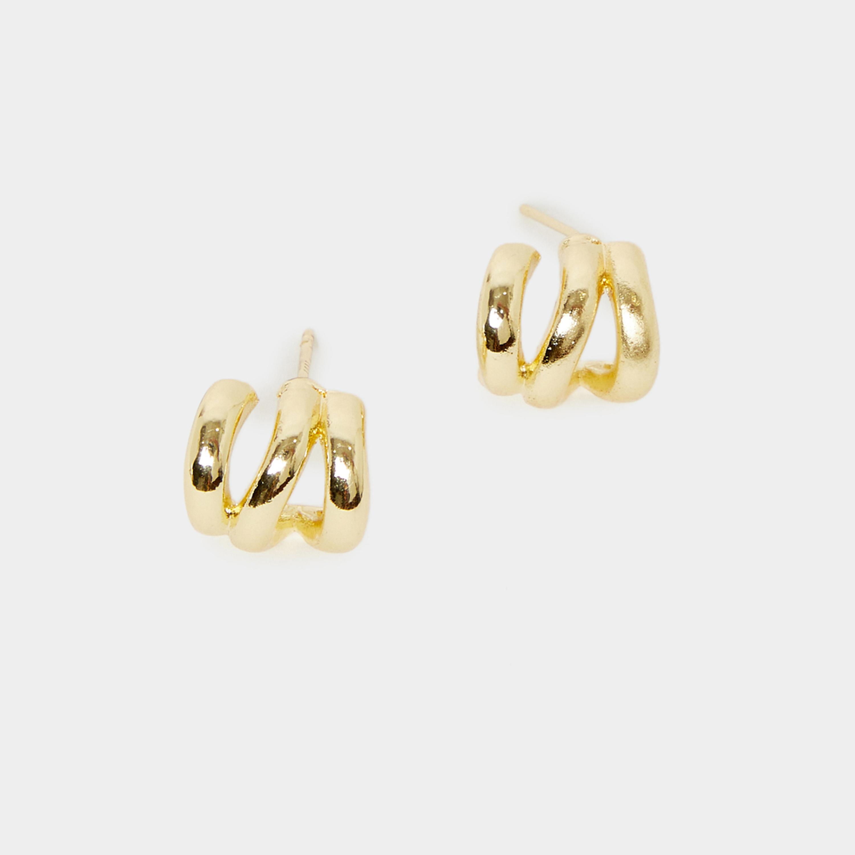 ستايلي - أقراط معدنية بسيطة-women-watchesandjewellery-jewellery-earrings-image-4