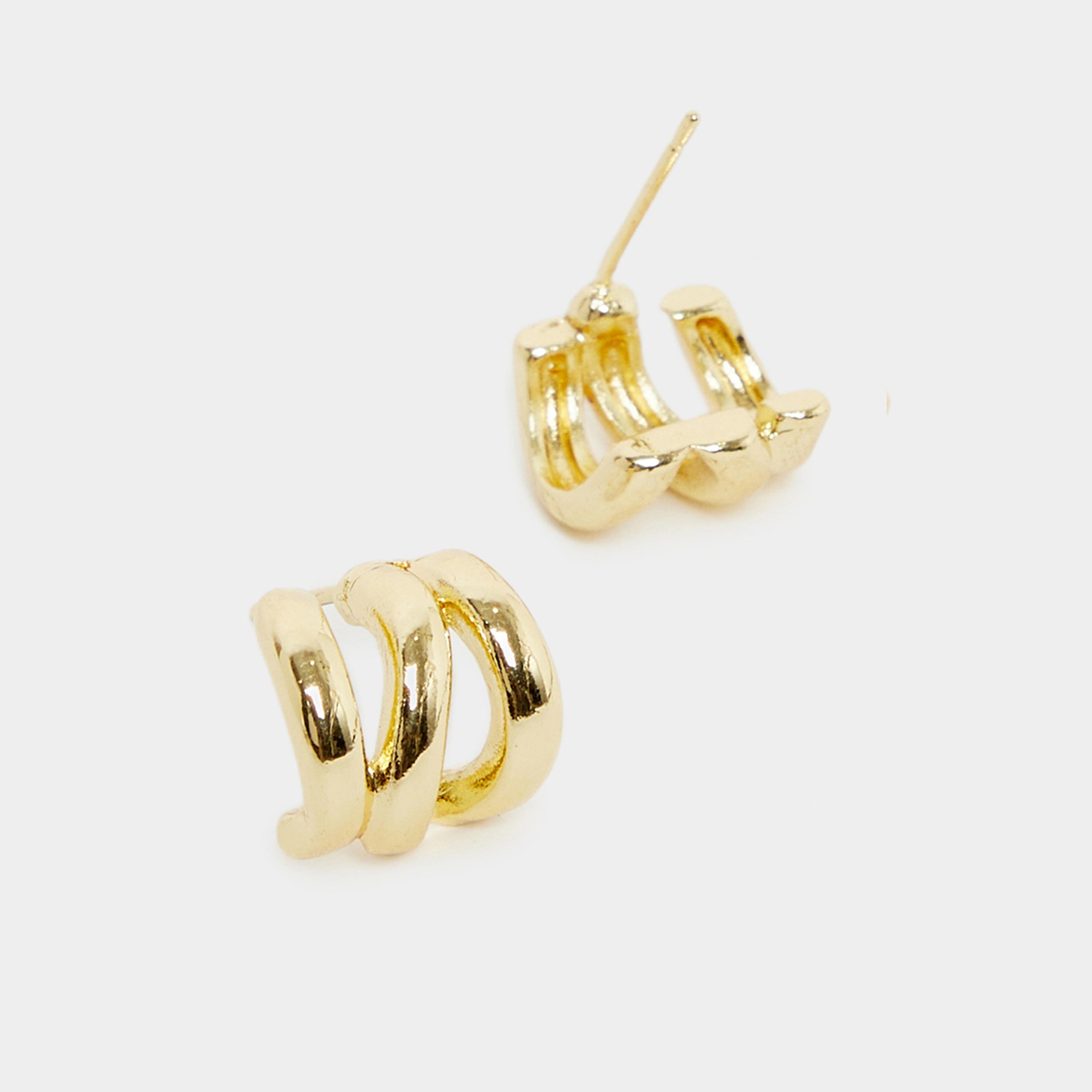 Styli Plain Stud Earrings-women-watchesandjewellery-jewellery-earrings-image-3