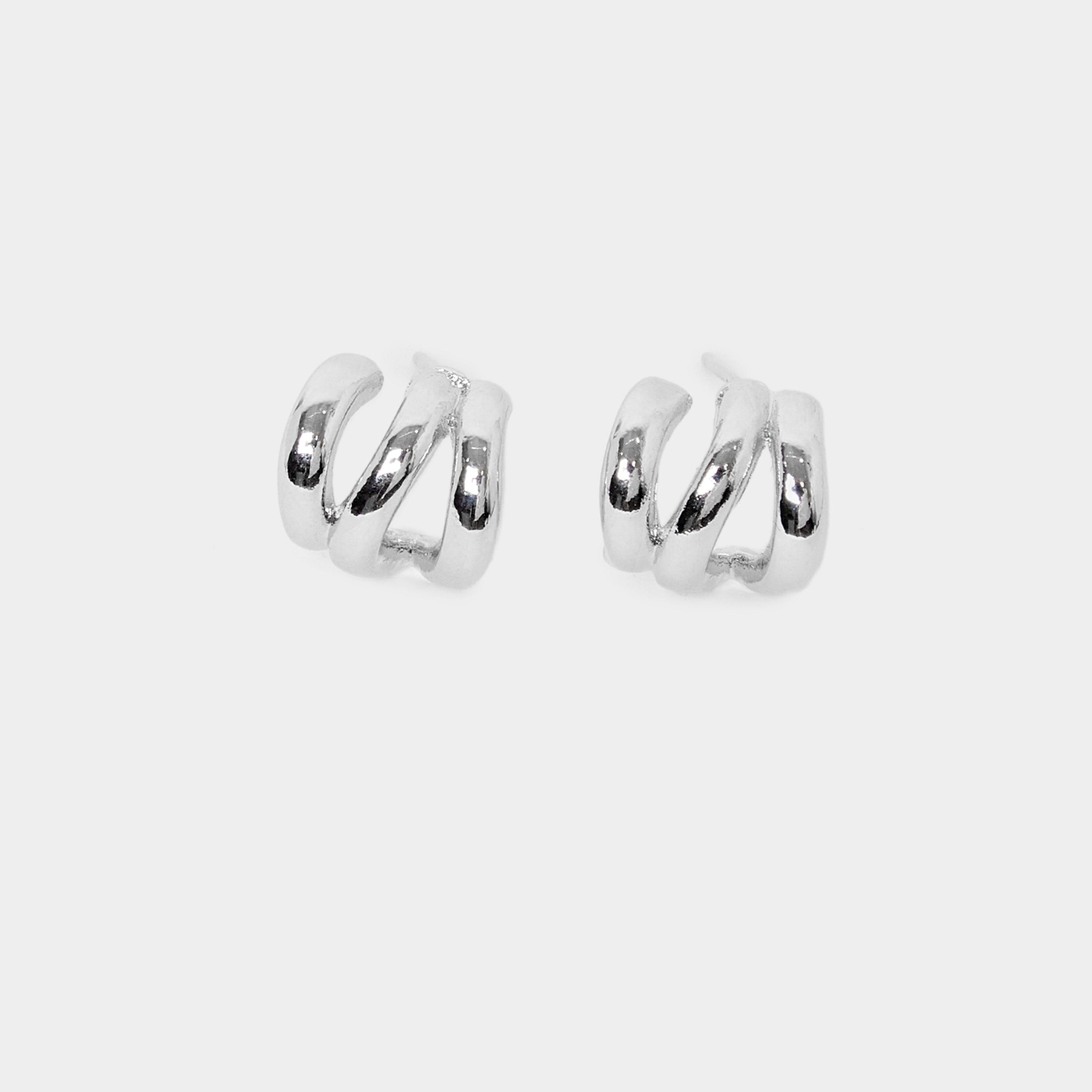 Styli Plain Stud Earrings-women-watchesandjewellery-jewellery-earrings-image-1