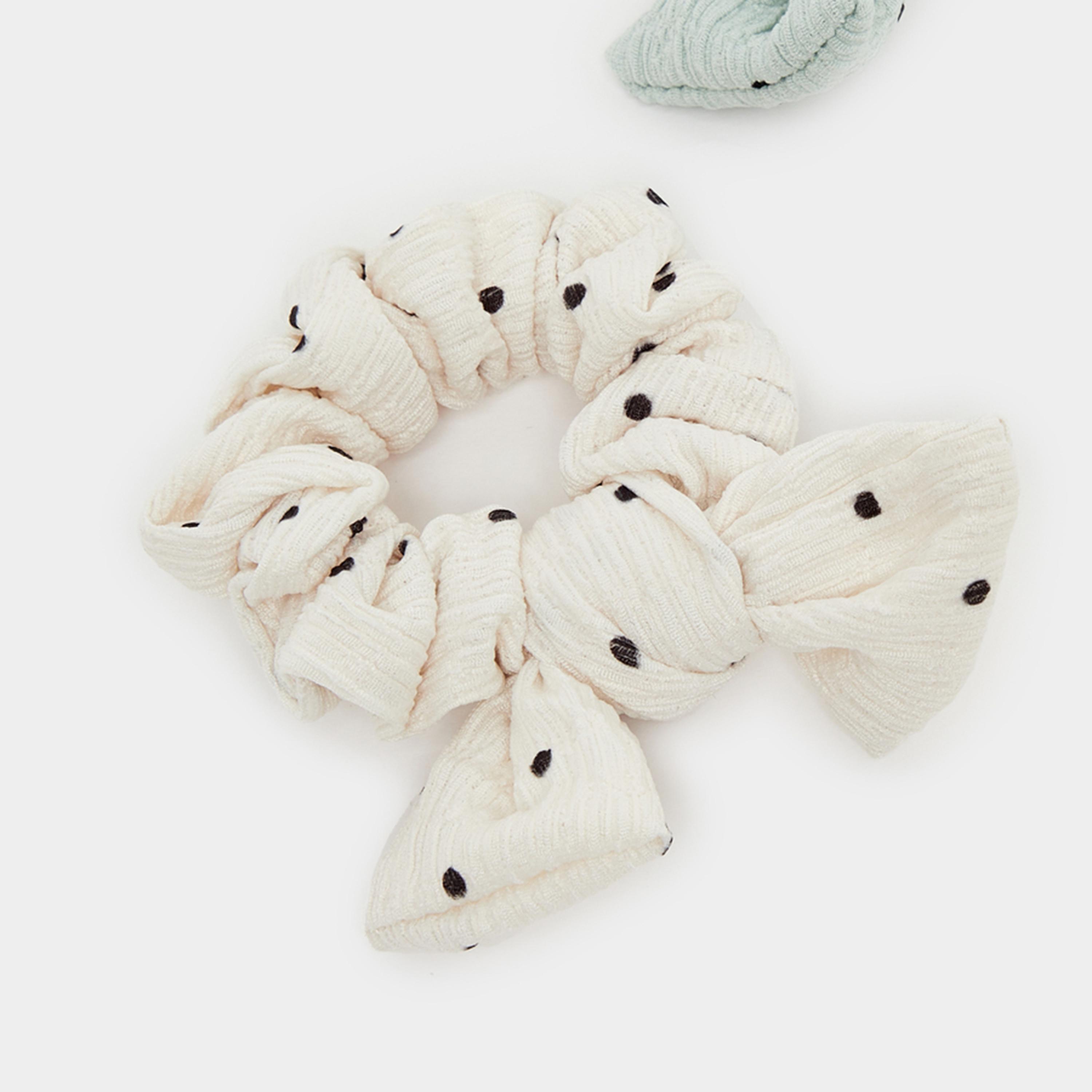 Styli Set of 2 - Polka Dot Scruchies-women-hairaccessories-scrunchies-image-3