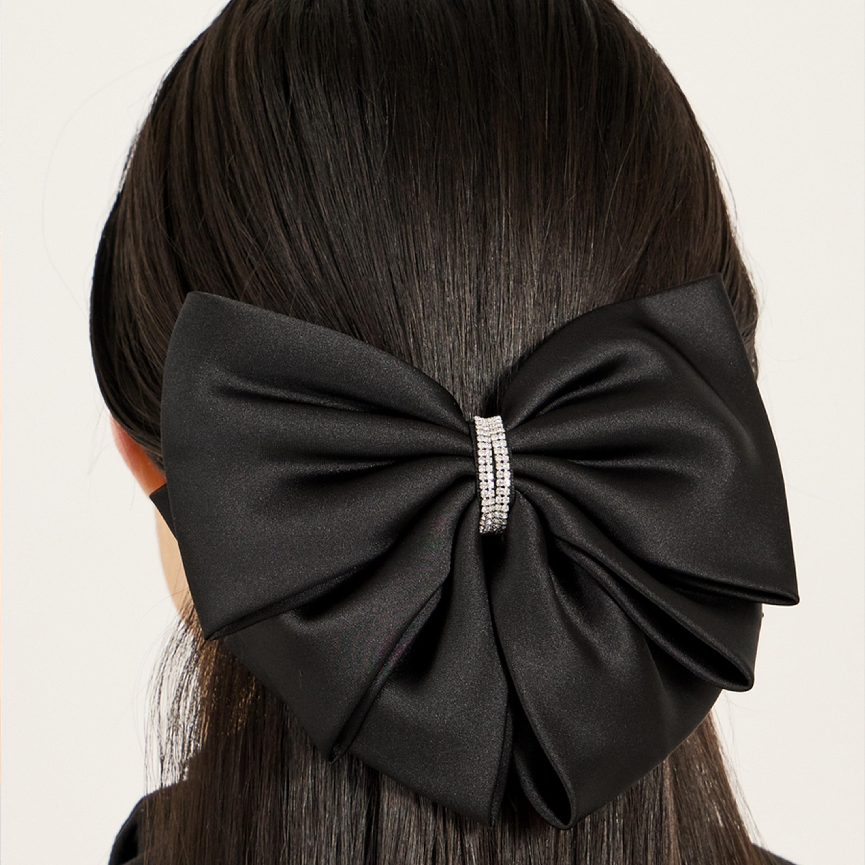 ستايلي - مشبك شعر مزين بفيونكة-women-hairaccessories-clips-image-2