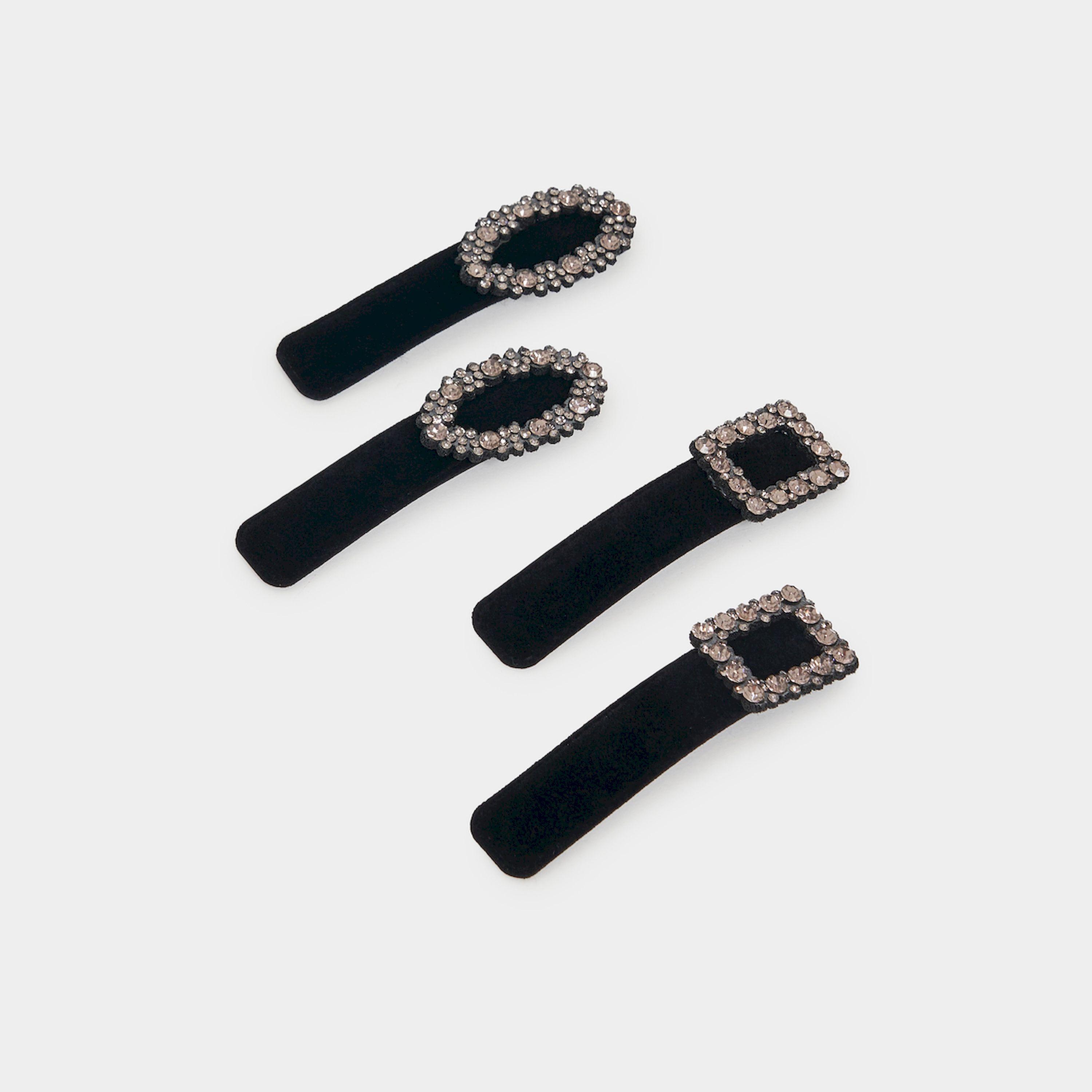 ستايلي - طقم من 4 قطع - مشبك شعر مزخرف-women-hairaccessories-clips-image-1
