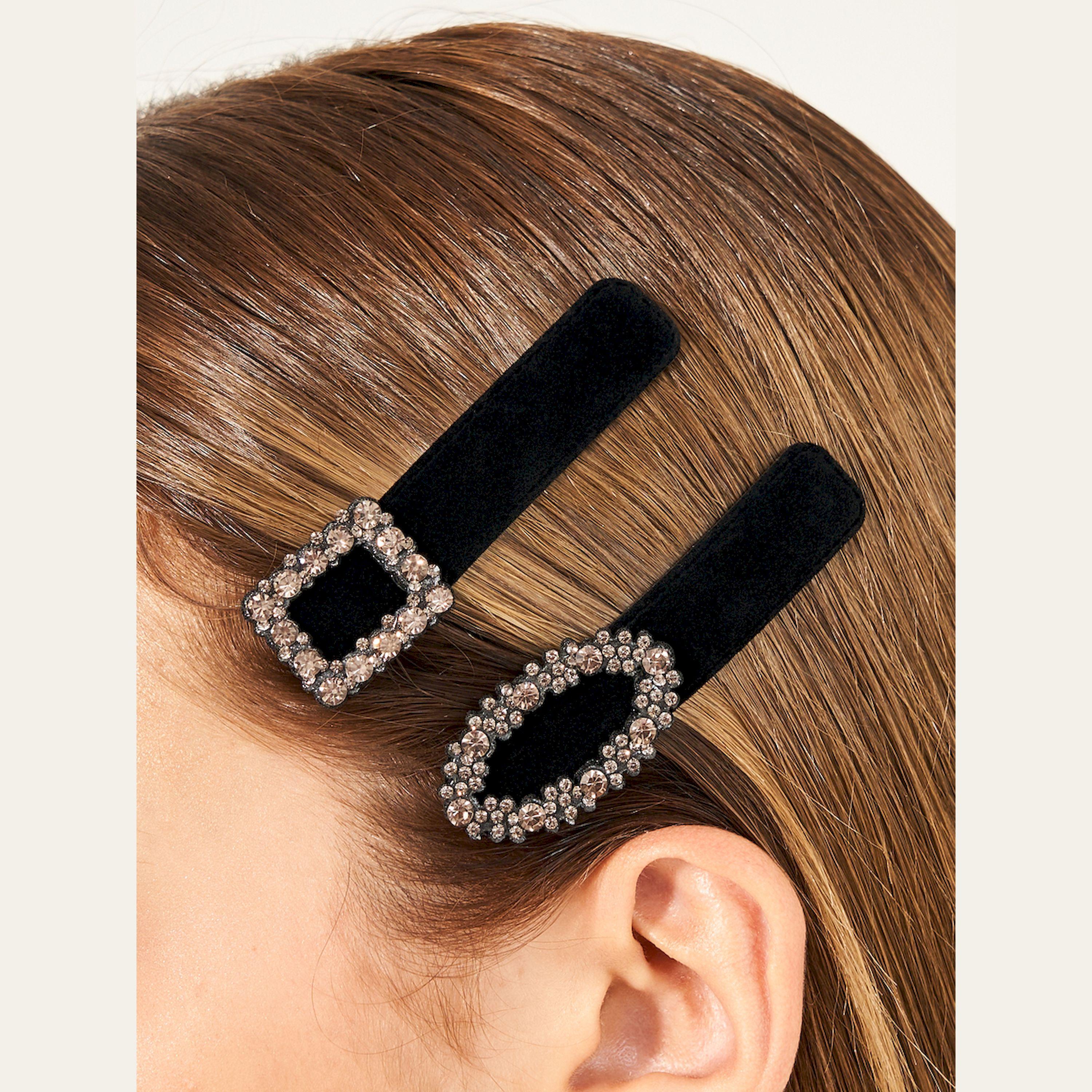 ستايلي - طقم من 4 قطع - مشبك شعر مزخرف-women-hairaccessories-clips-image-2