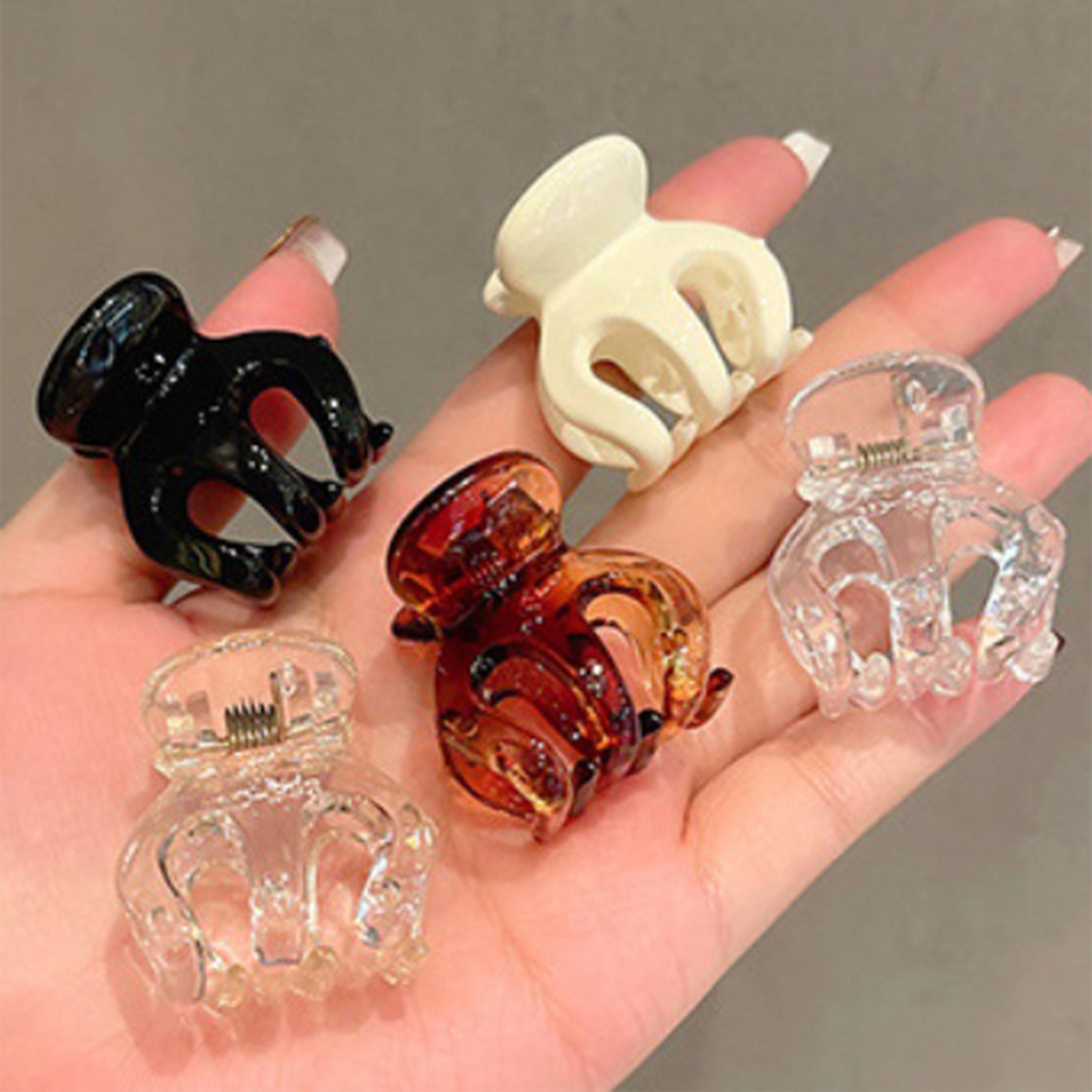 ستايلي - مجموعة من 4 قطع - مشبك شعر سادة-women-hairaccessories-clamps-image-6