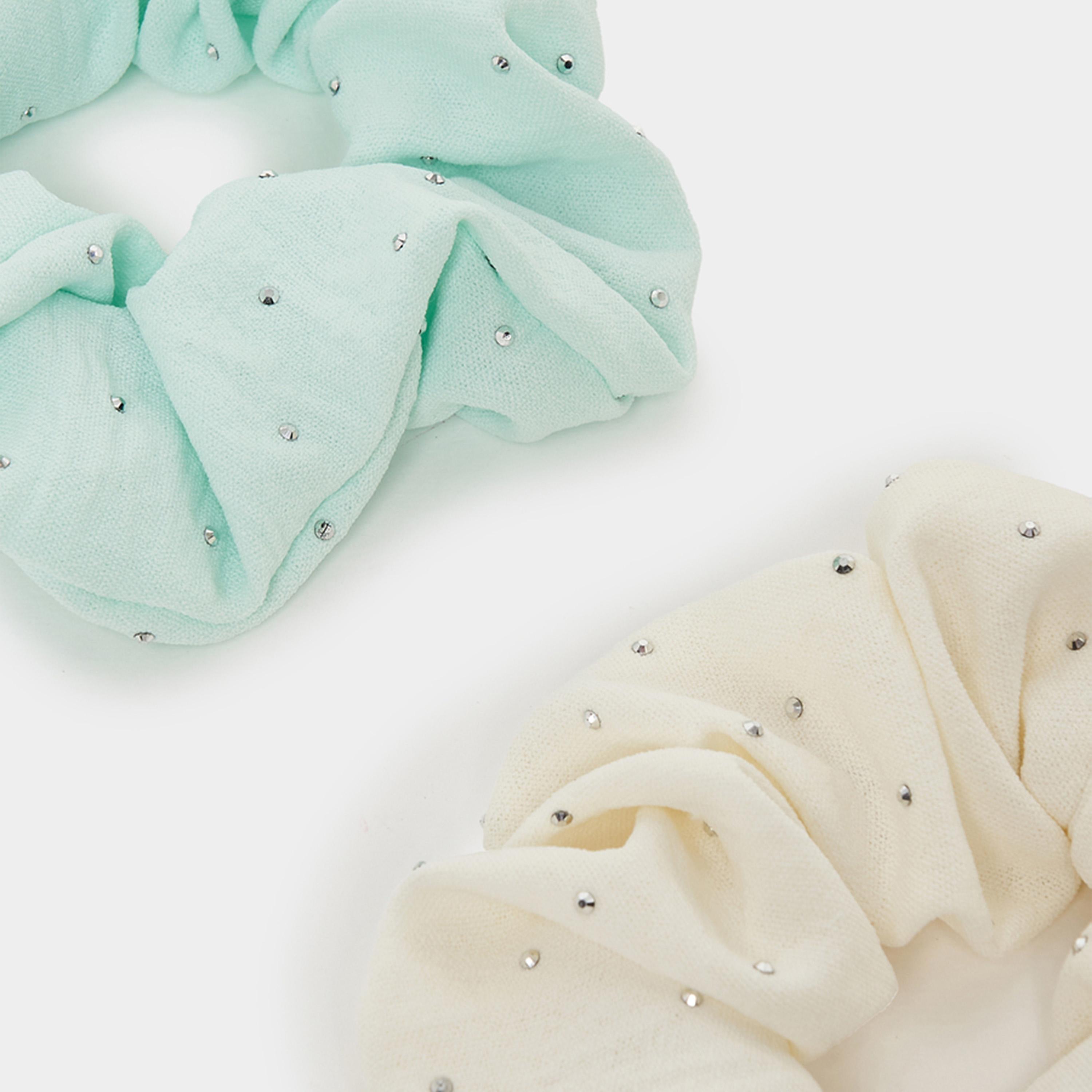 Styli Set of 2 - Embellished Hair Scrunchie-women-hairaccessories-scrunchies-image-3