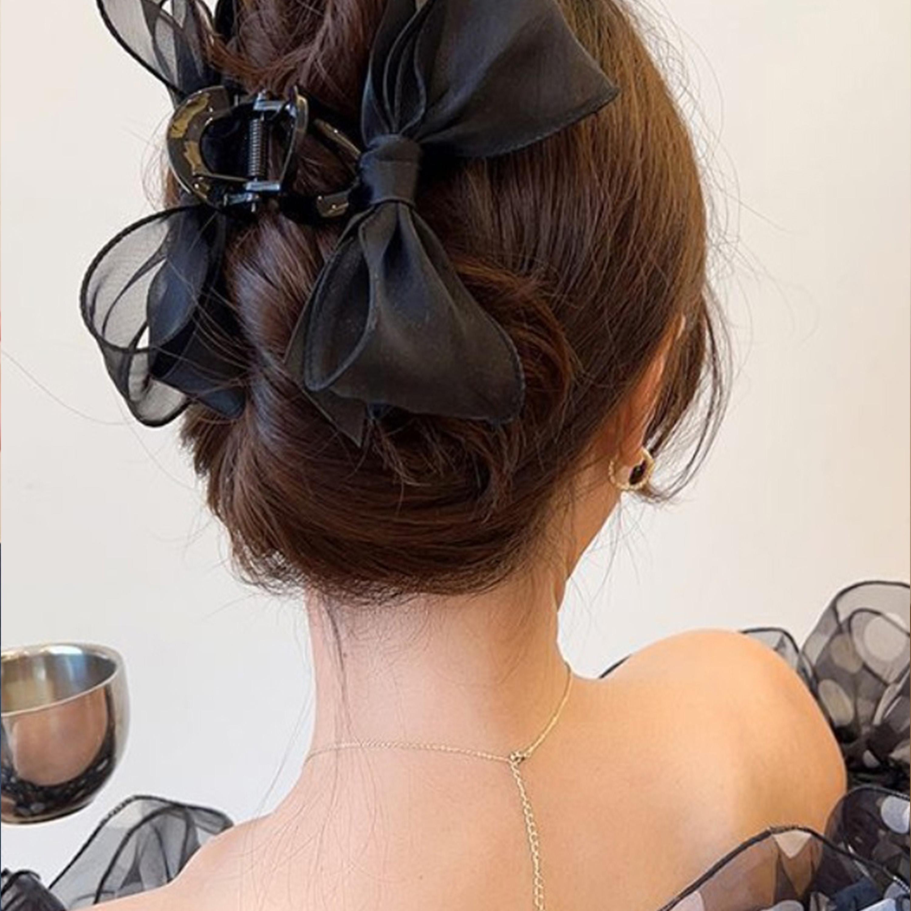 Styli Mesh Ribbon Hair Claw-women-hairaccessories-clamps-image-4