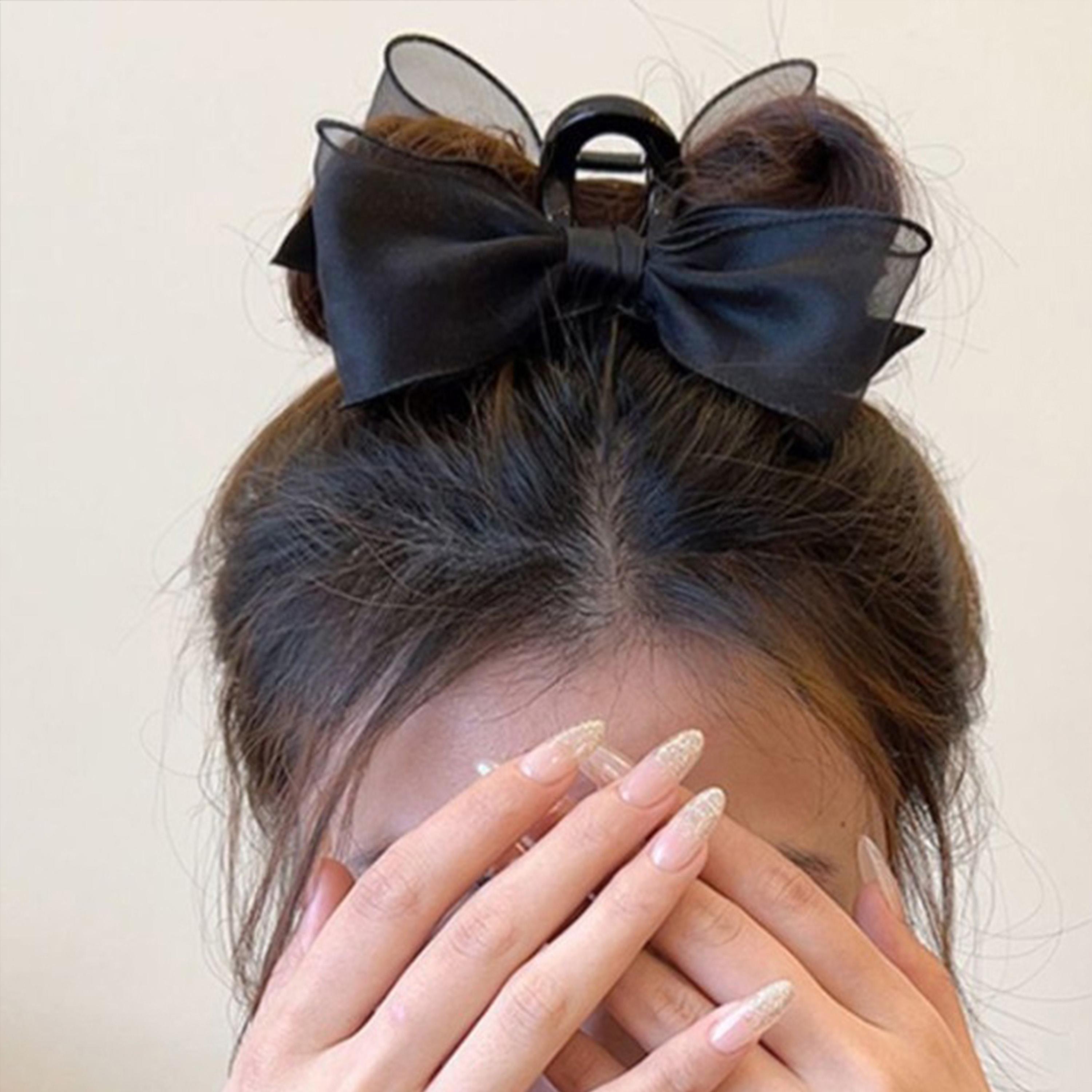 Styli Mesh Ribbon Hair Claw-women-hairaccessories-clamps-image-5