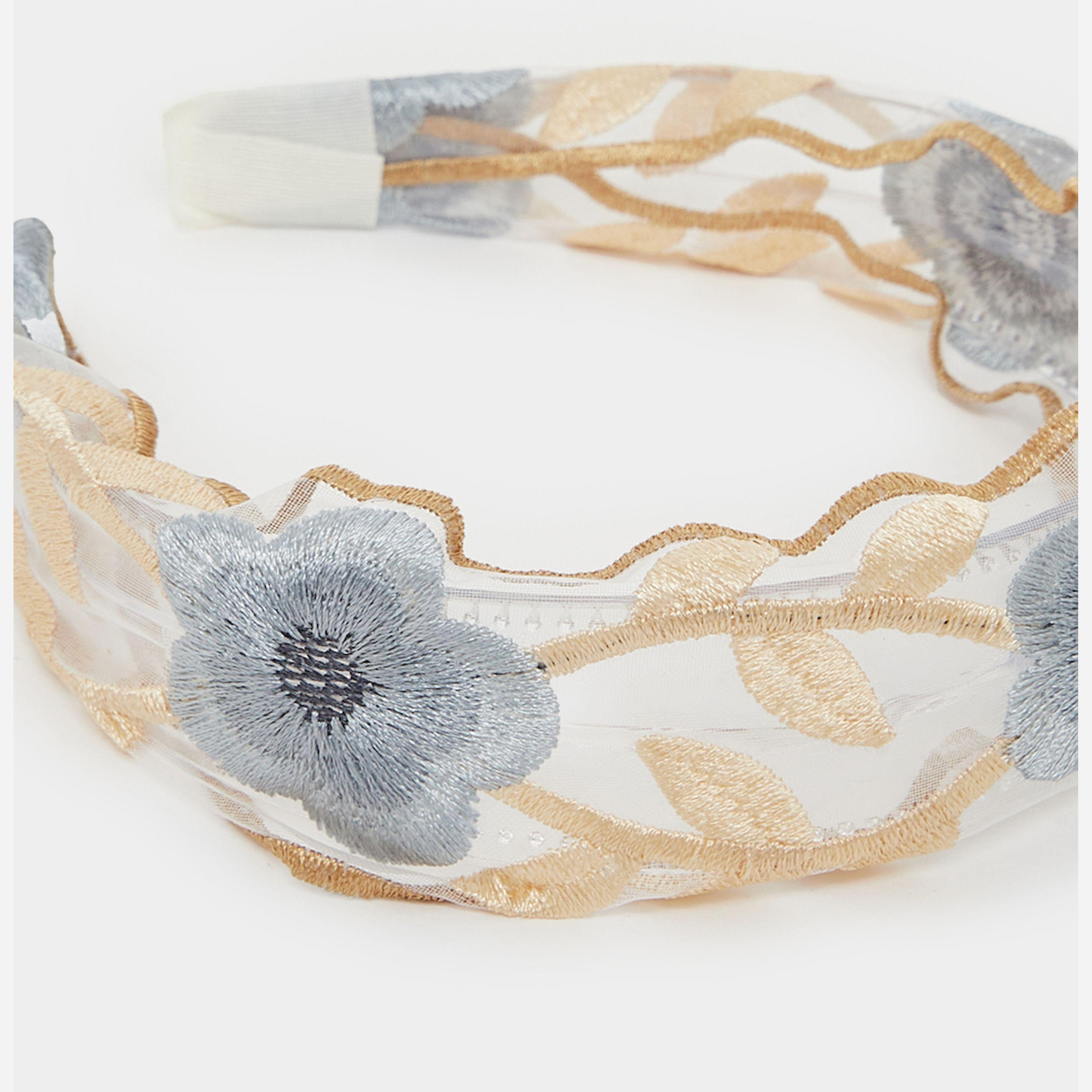 Styli Embroidered Lace Headband-women-winterwear-scarves-image-4
