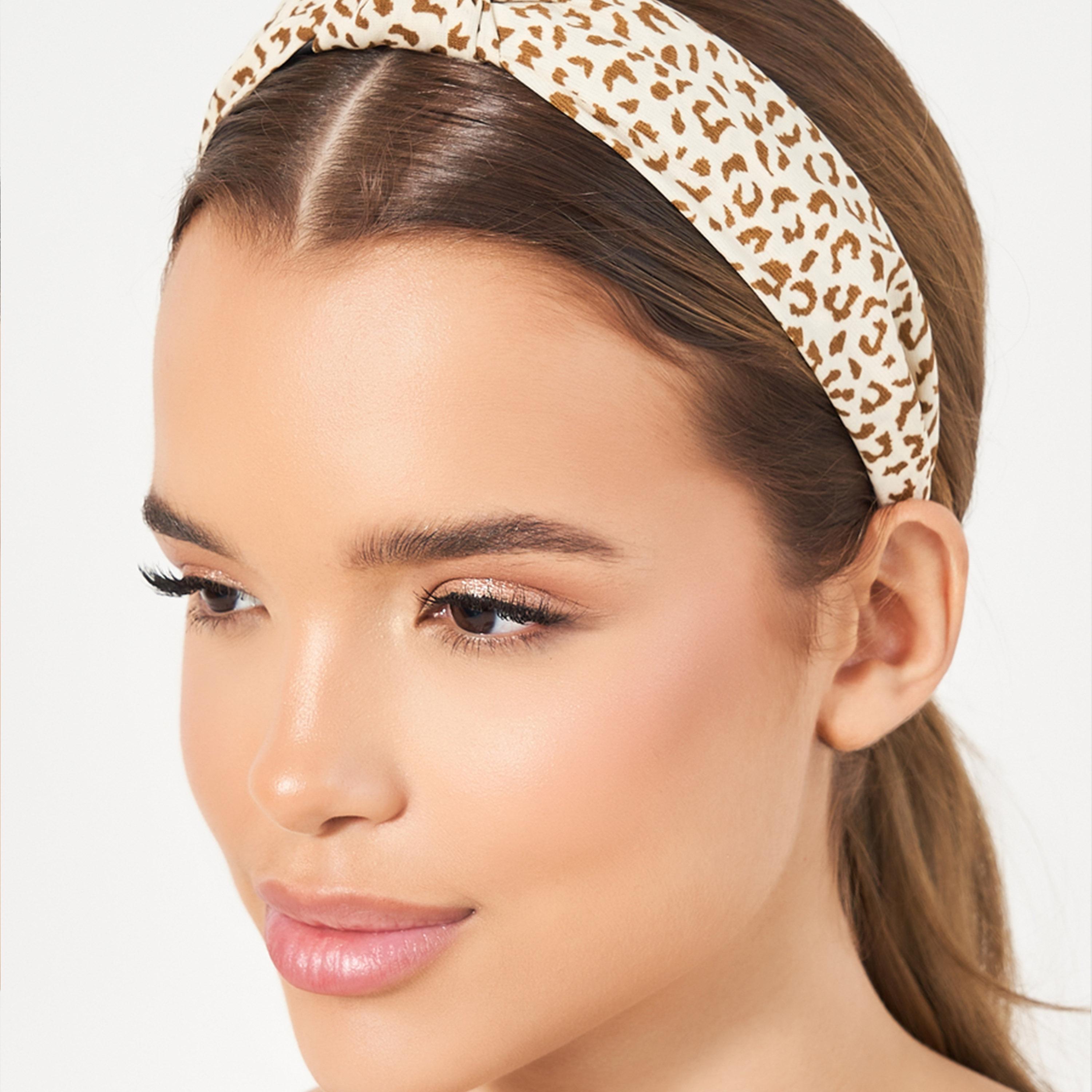 Styli Set of 2 - Textured Knot Detail Headband-women-hairaccessories-bands-image-2