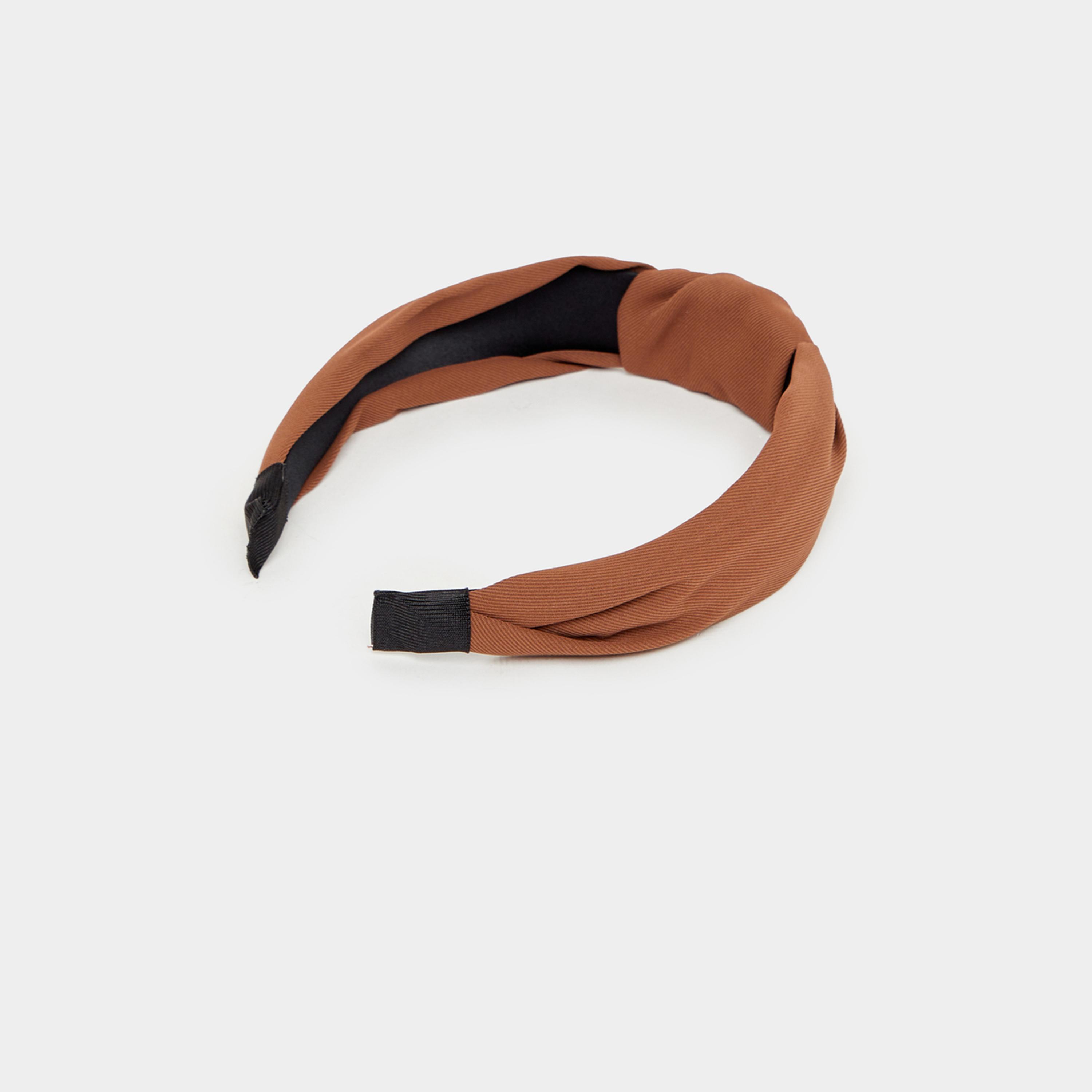 ستايلي - طقم من قطعتين - بندانة رأس محببة بتفاصيل عقدة-women-hairaccessories-bands-image-4
