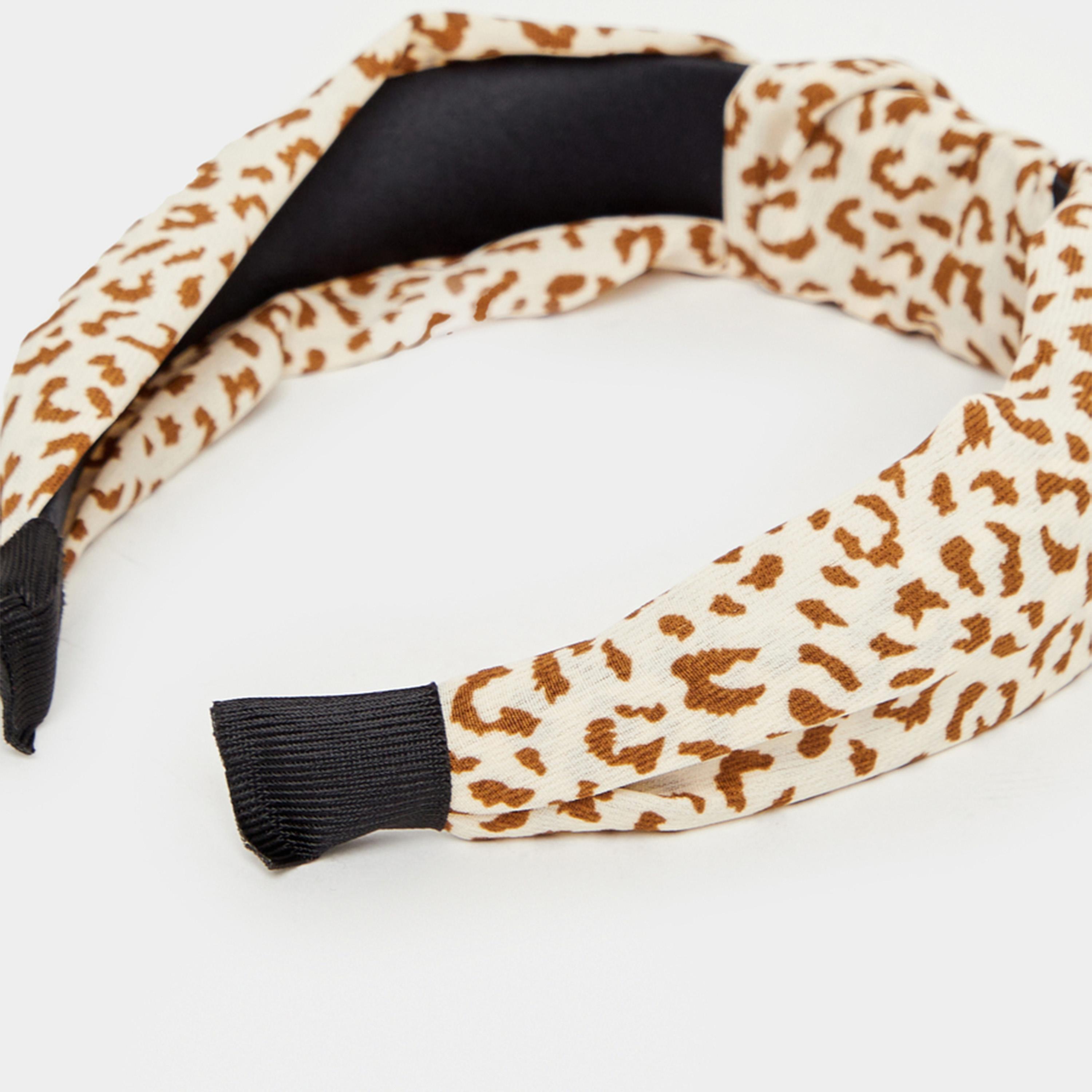 Styli Set of 2 - Textured Knot Detail Headband-women-hairaccessories-bands-image-7