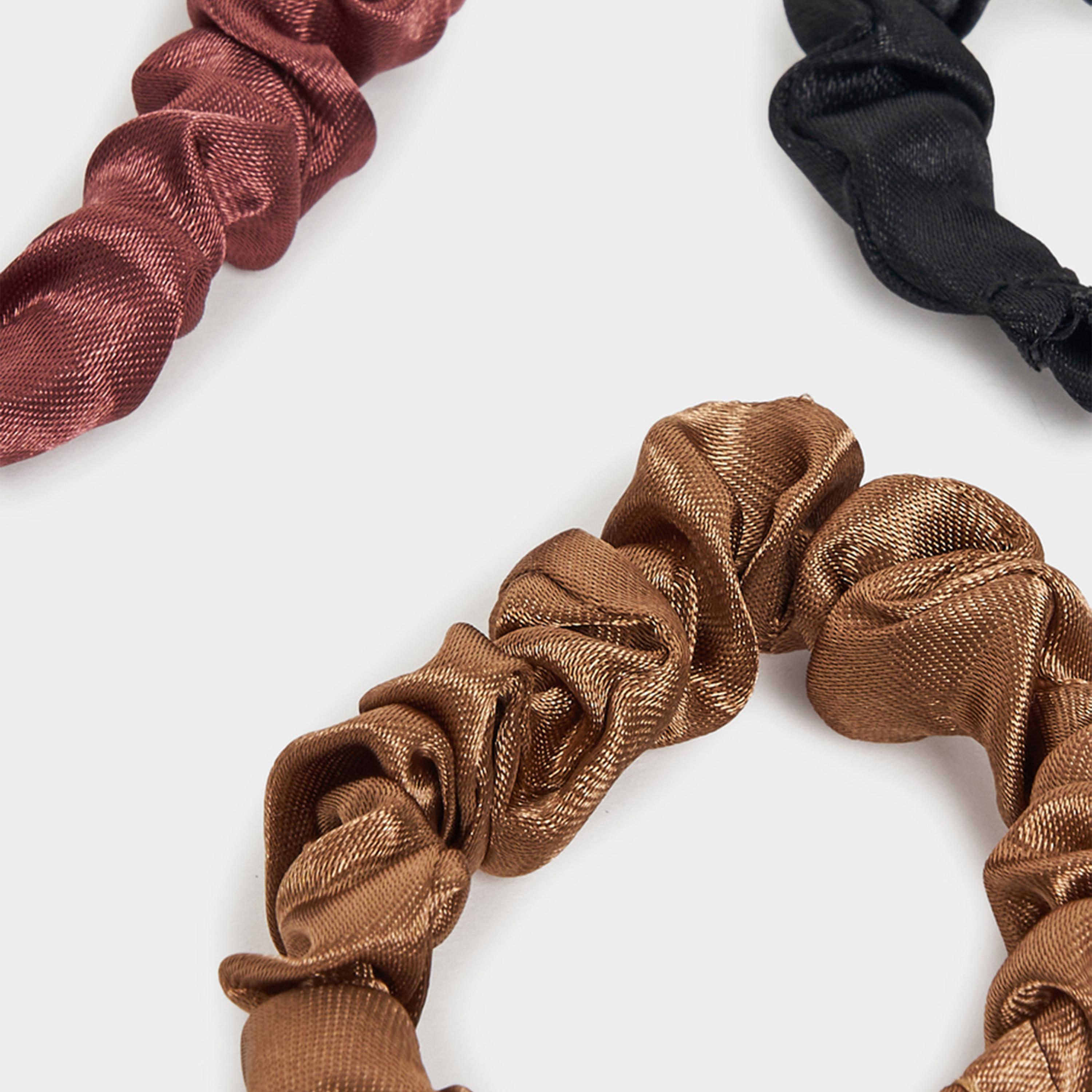 Styli Set of 6 - Textured Scrunchie-women-hairaccessories-scrunchies-image-4
