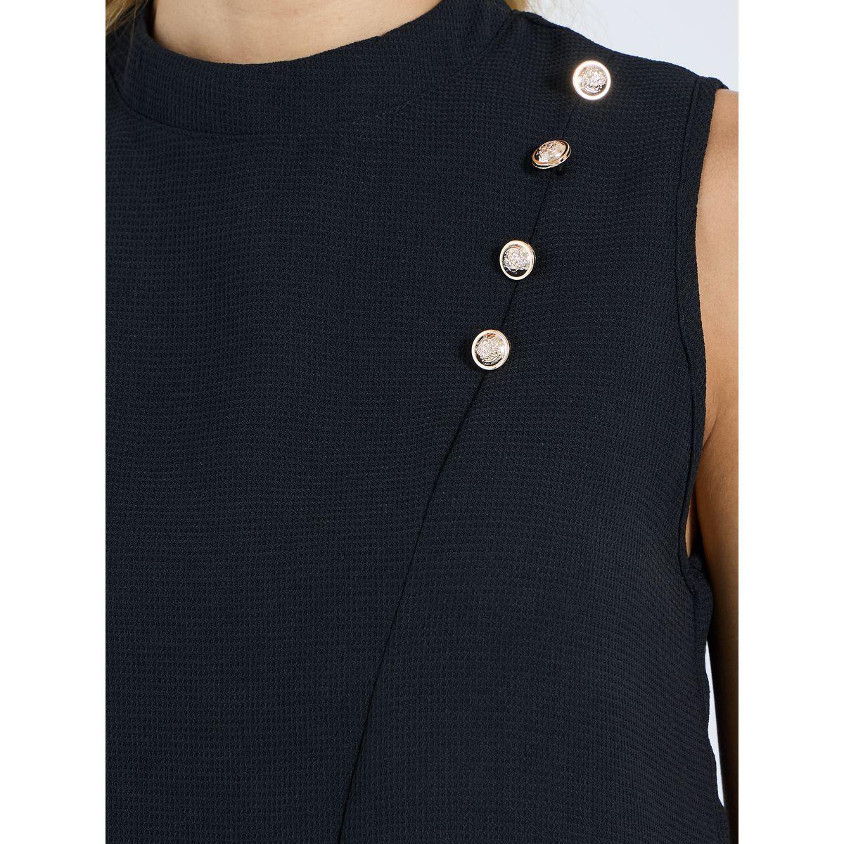 طقم منسق من بنطال بأرجل واسعة وبلوزة بلا أكمام-women-clothing-coordsets-image-3