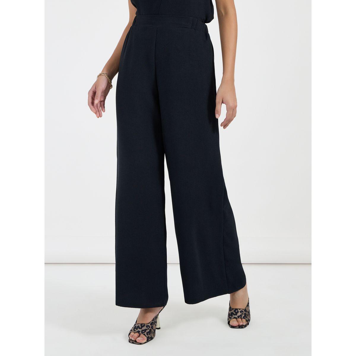 Styli Sleeveless Asymmetric Hem Top & Wide Leg Pants Co-Ord Set-women-clothing-coordsets-image-5