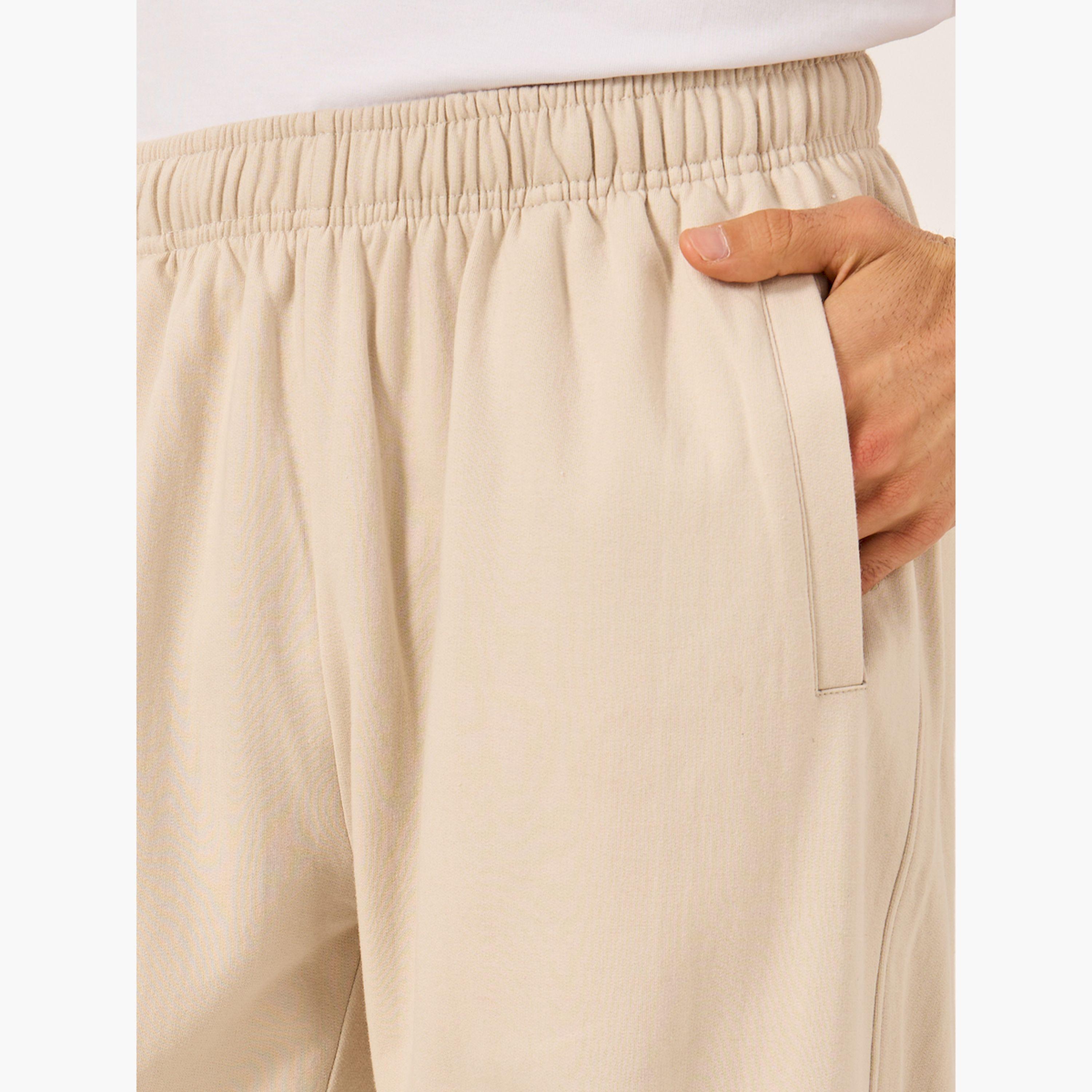 ستايلي - بنطال رياضي صوف بخصر متوسط الارتفاع وقصة مريحة-men-clothing-bottoms-joggers-image-3